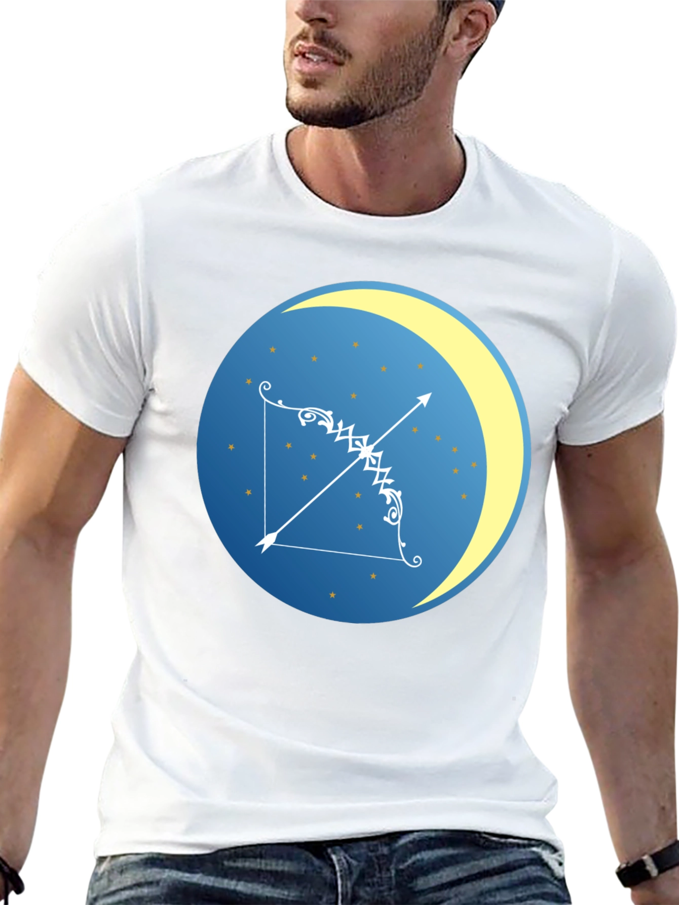 Sagittarius Zodiac Black T-Shirt