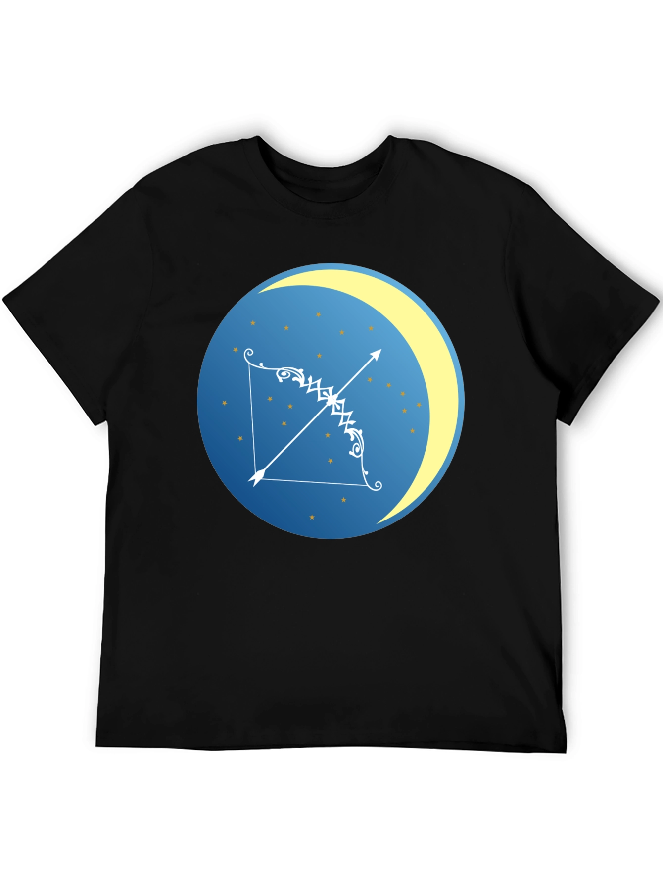 Sagittarius Zodiac Black T-Shirt