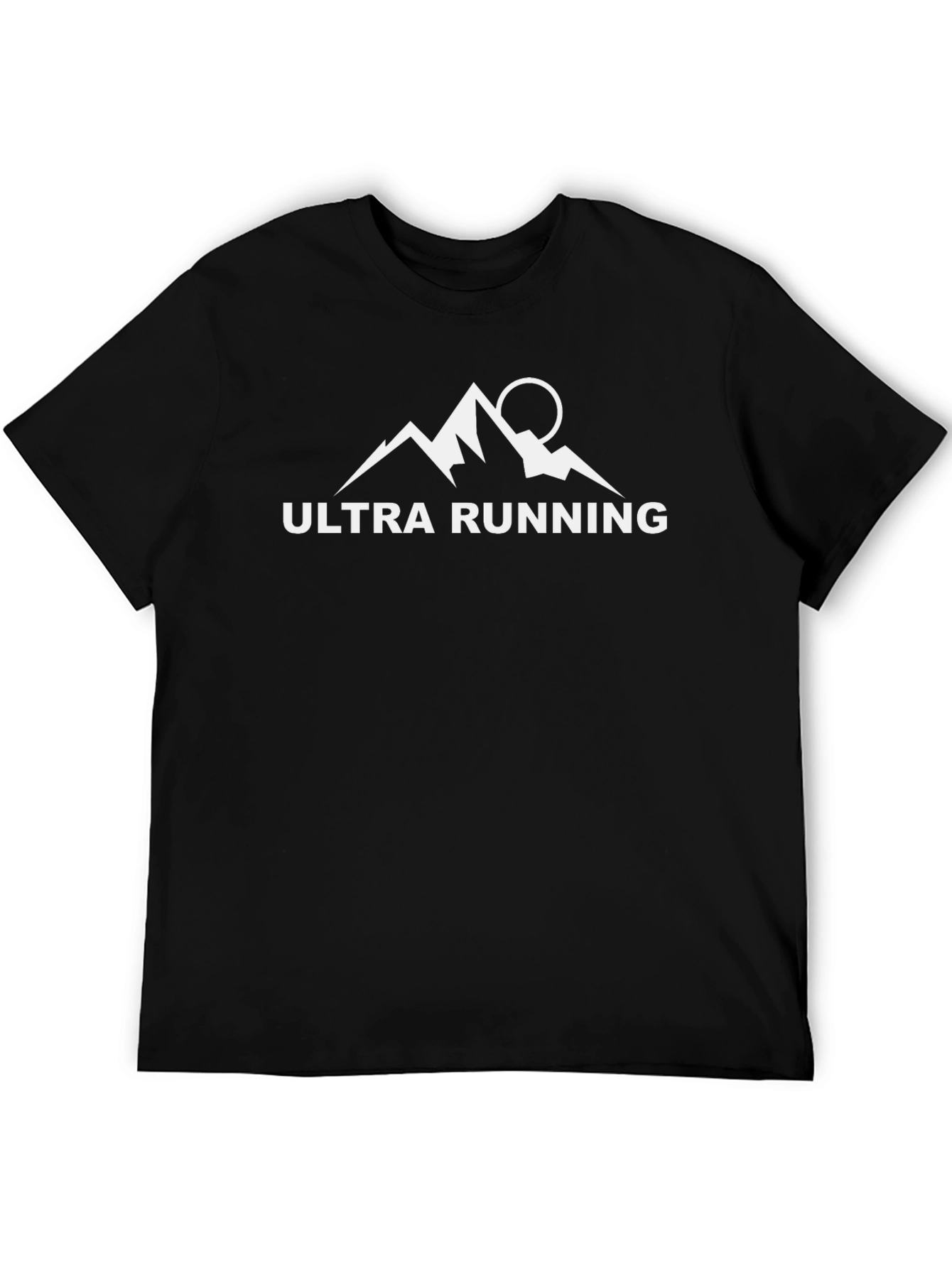 Ultra Running Mountain Graphic T-Shirt - Black