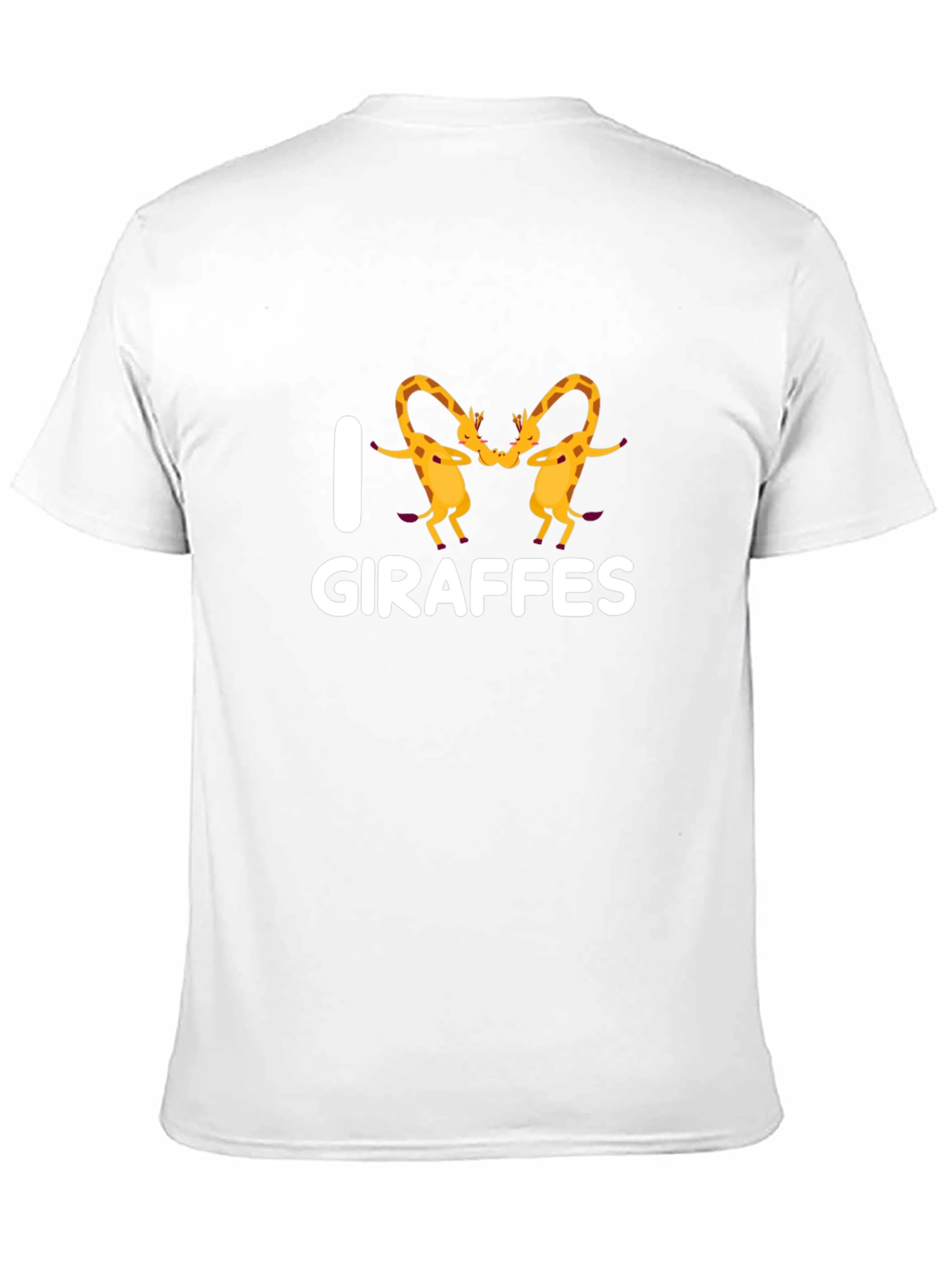 I Love Giraffes T-Shirt - Novelty Graphic Tee