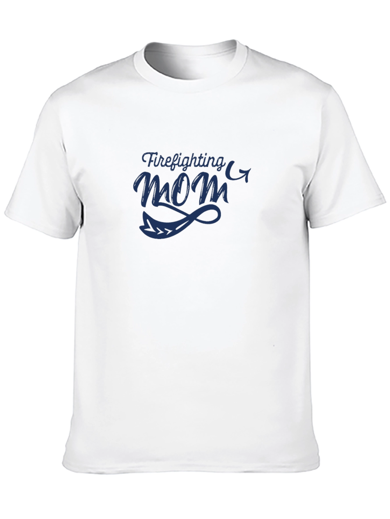 Firefighting Mom Black T-Shirt