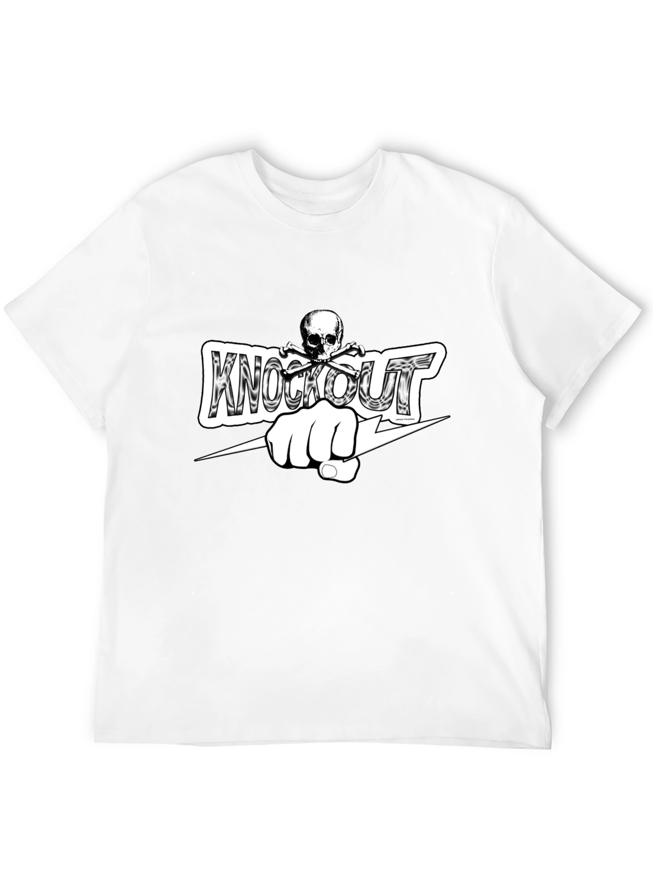 Knockout Fist Black T-Shirt