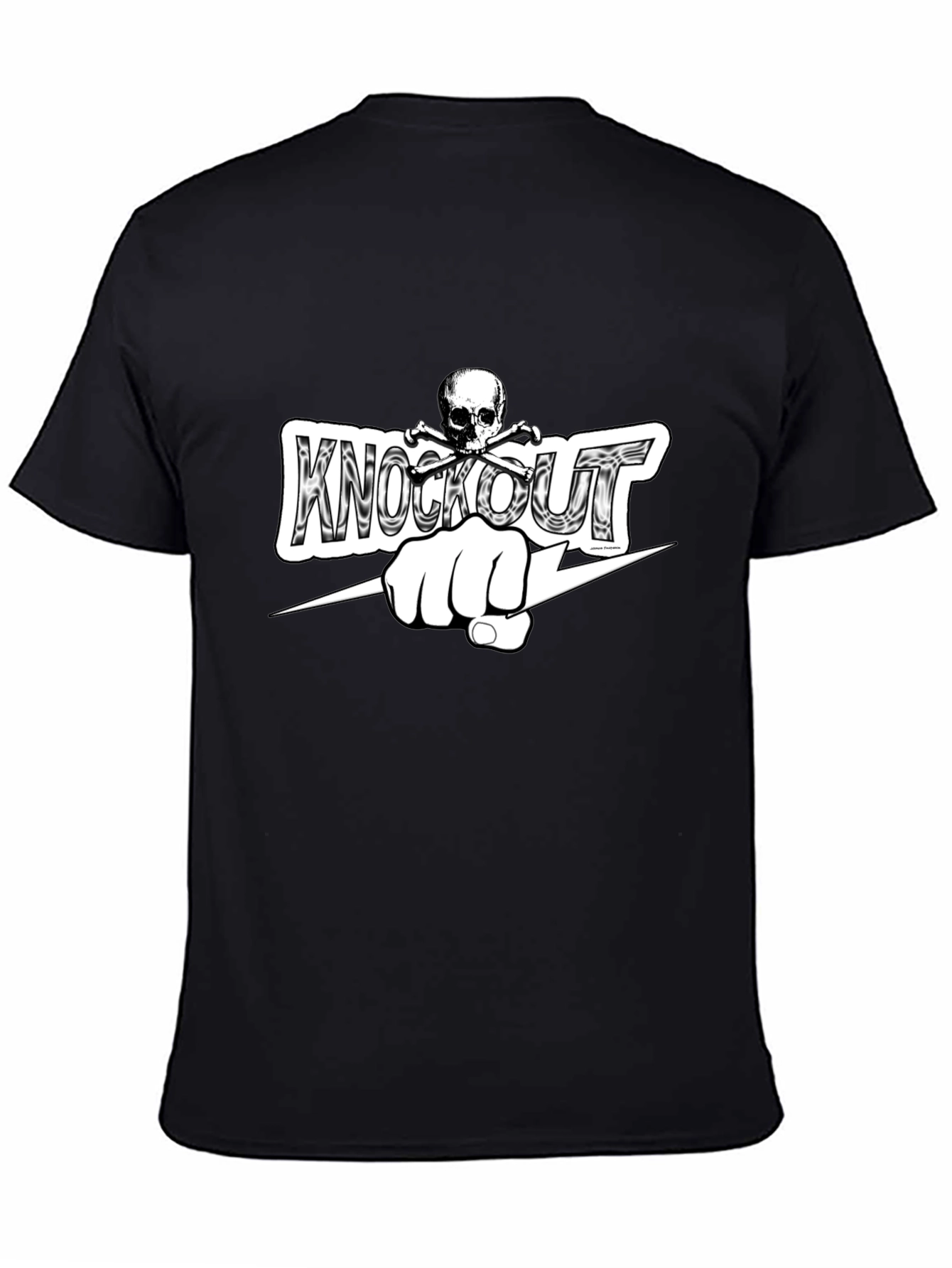 Knockout Fist Black T-Shirt