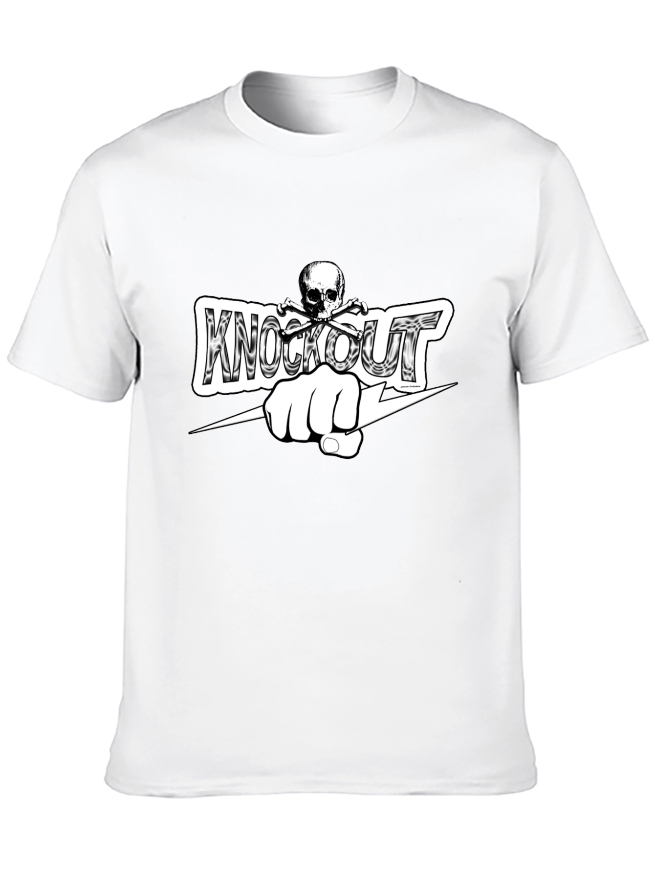 Knockout Fist Black T-Shirt