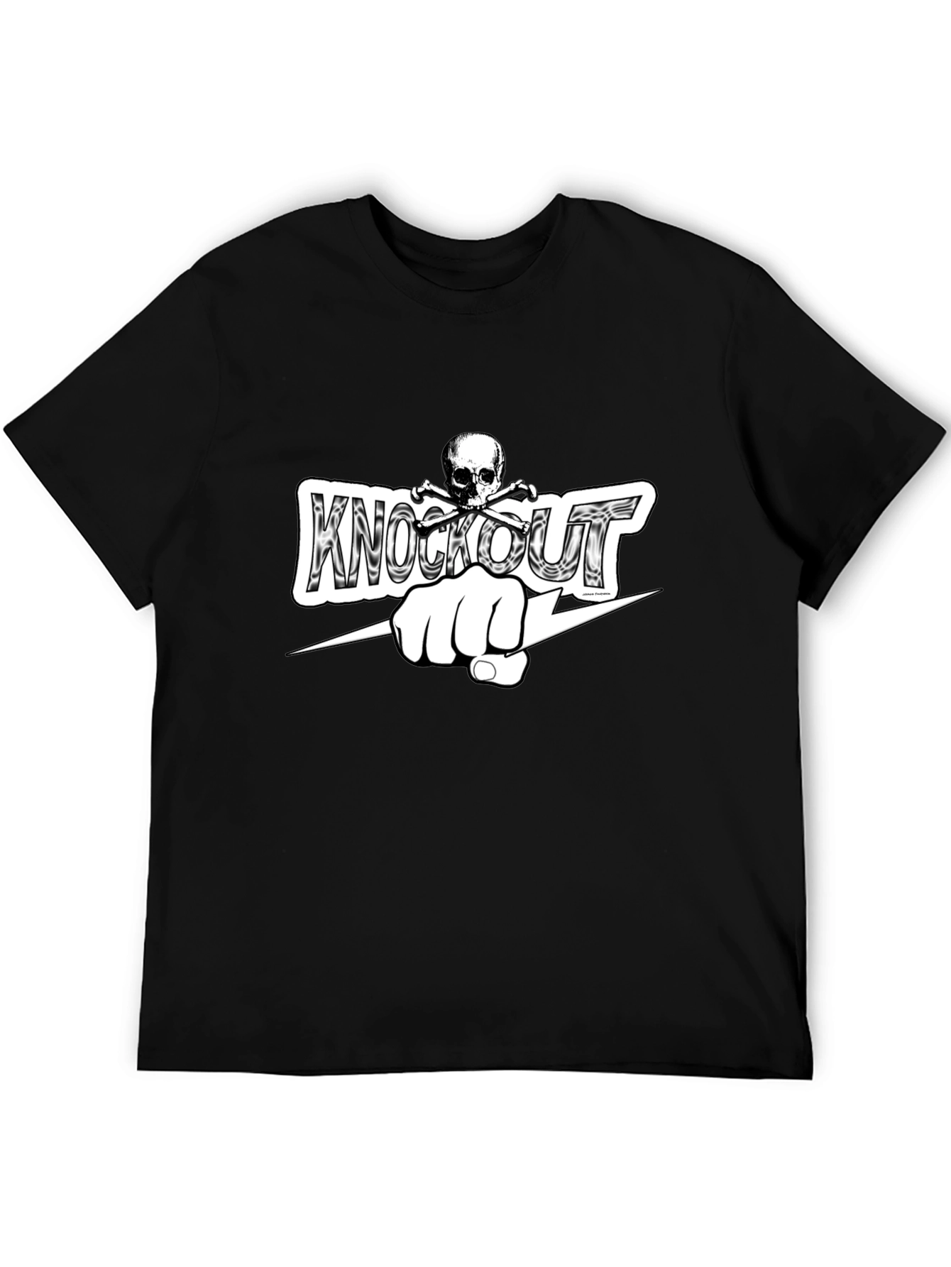 Knockout Fist Black T-Shirt
