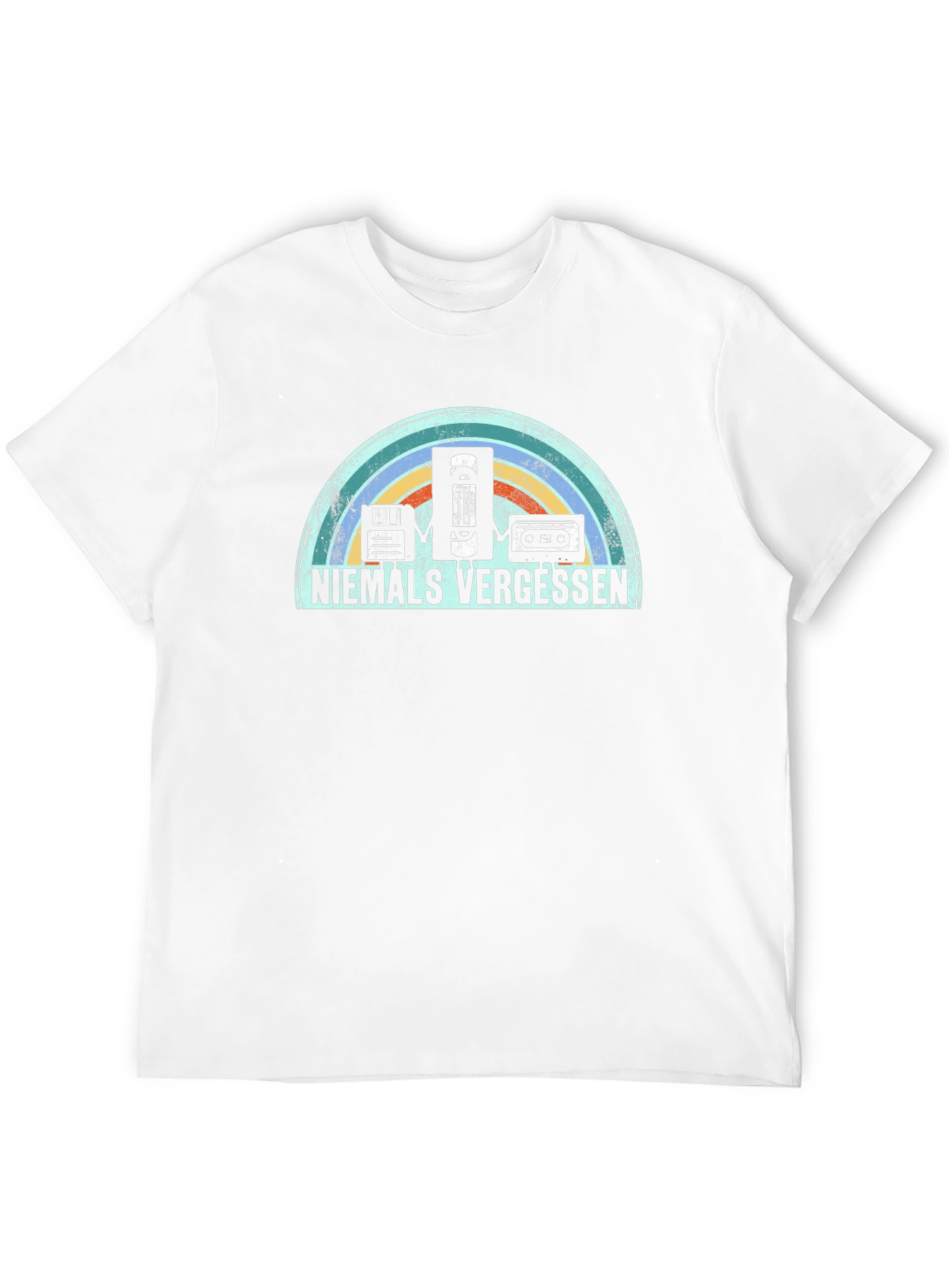 Niemals Vergessen Retro Tech T-Shirt