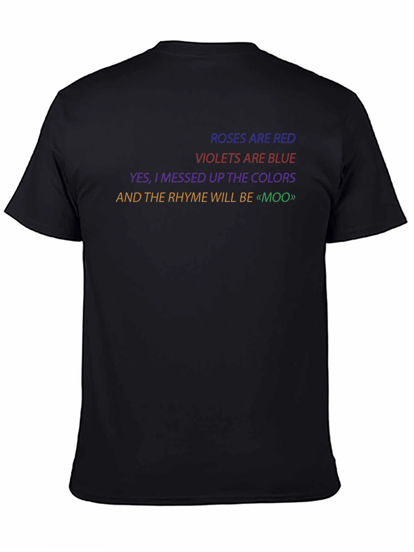 Funny Roses are Red Poem T-Shirt