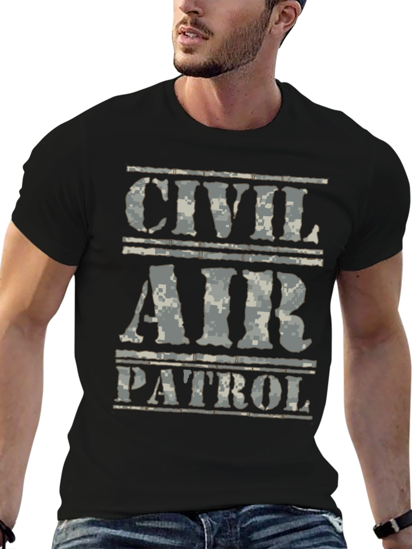 Civil Air Patrol Camo Print T-Shirt