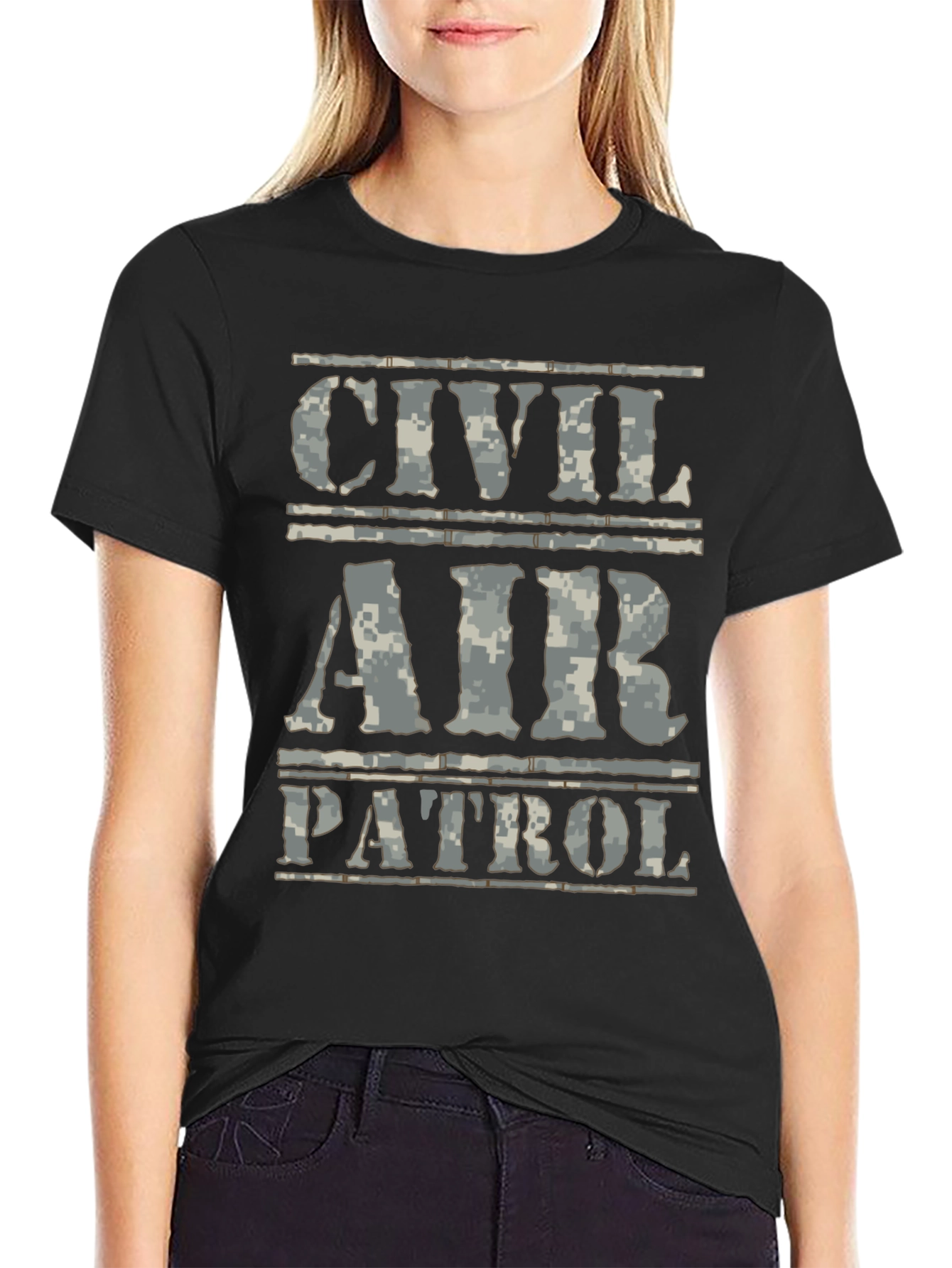 Civil Air Patrol Camo Print T-Shirt