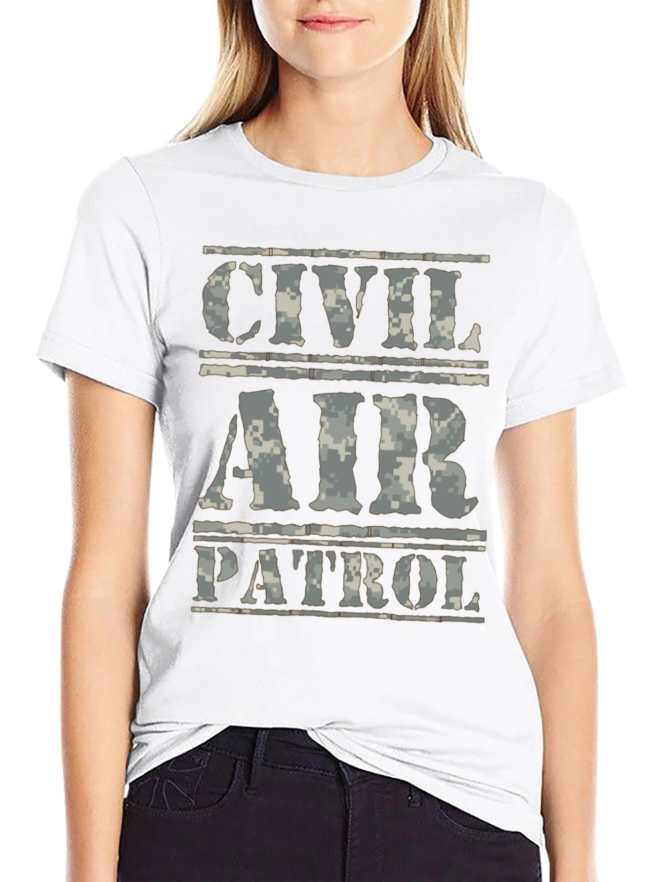 Civil Air Patrol Camo Print T-Shirt