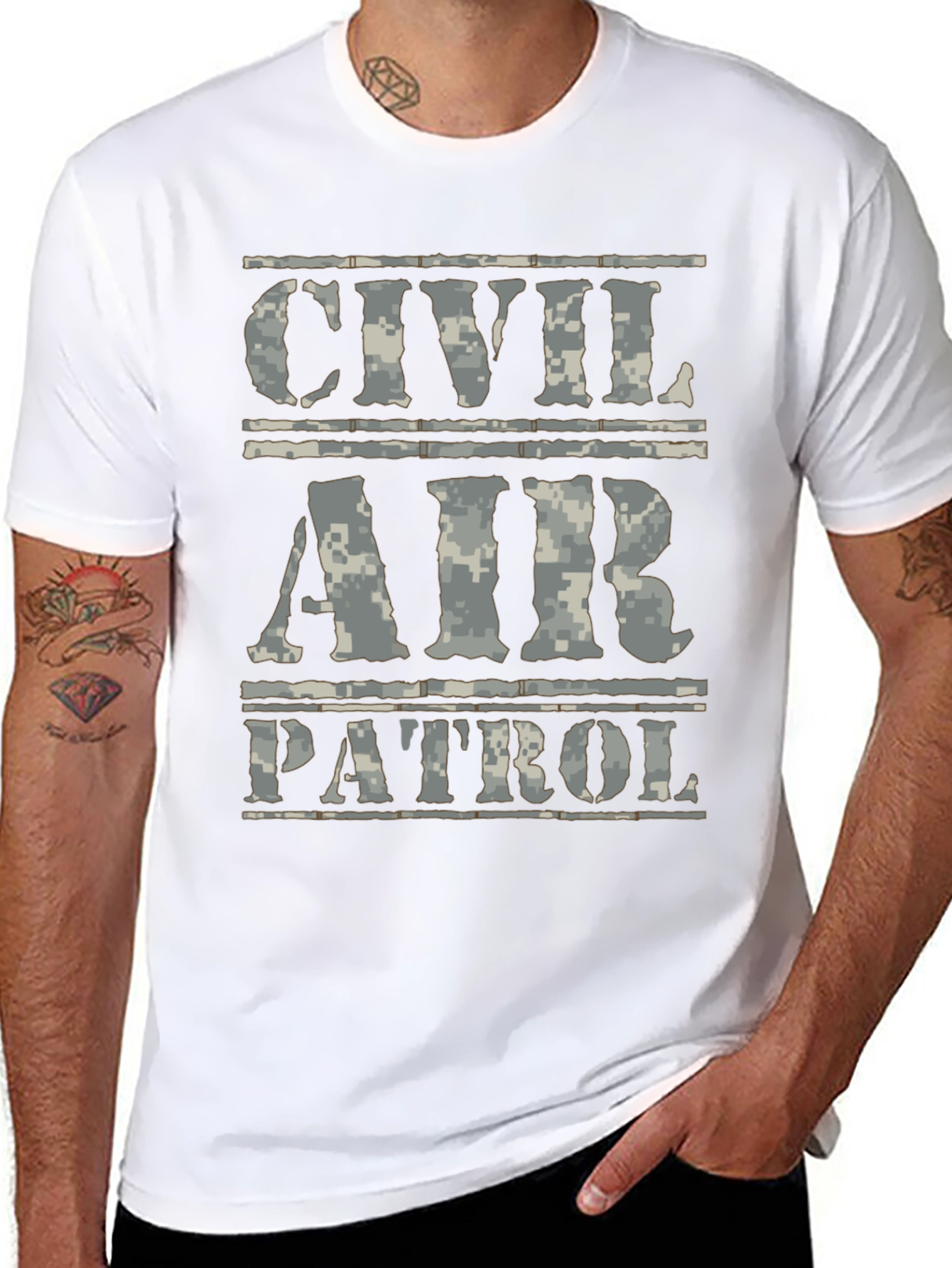 Civil Air Patrol Camo Print T-Shirt