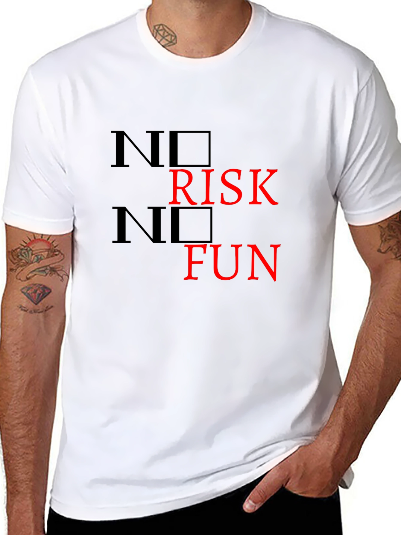 No Risk No Fun Graphic Tee