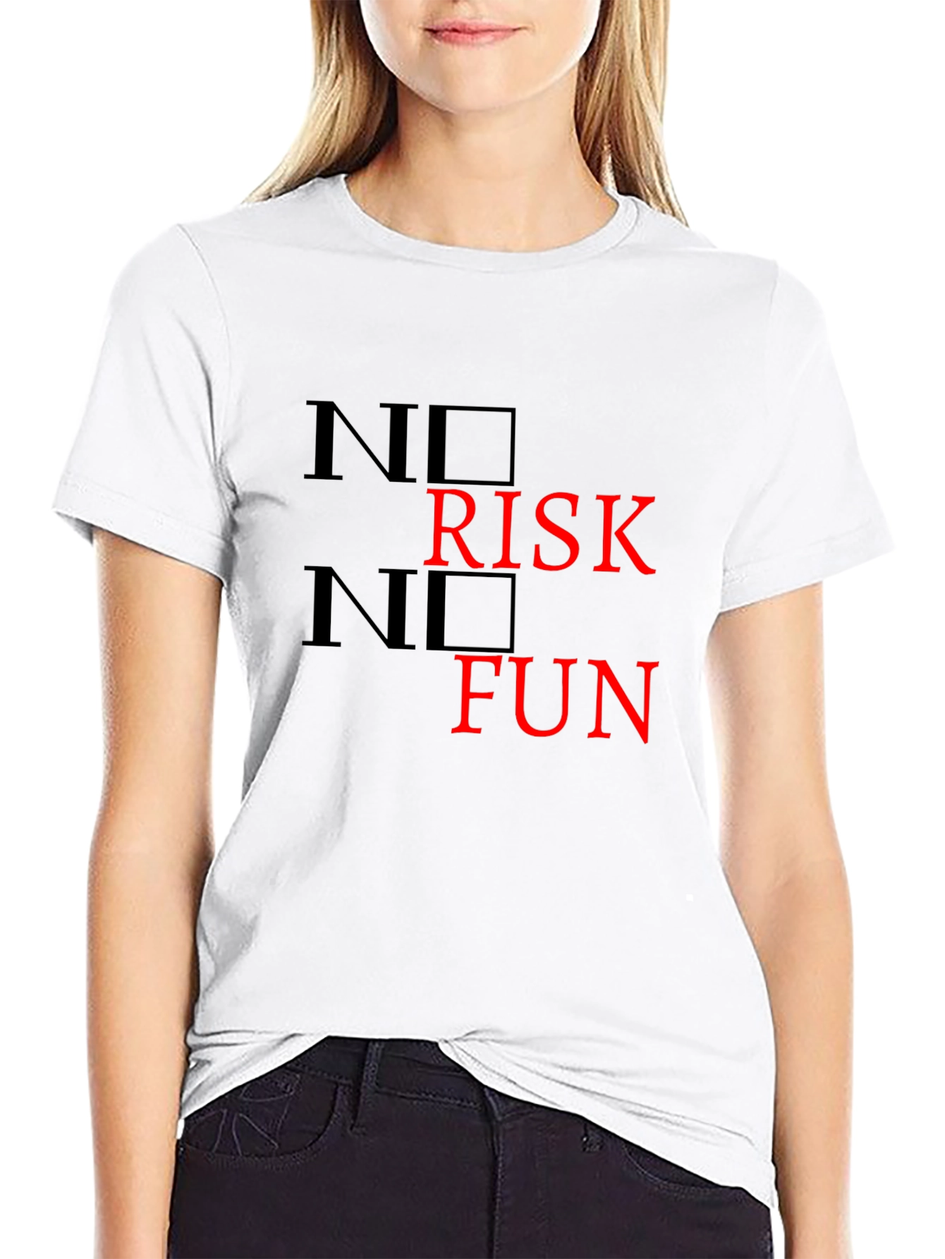 No Risk No Fun Graphic Tee