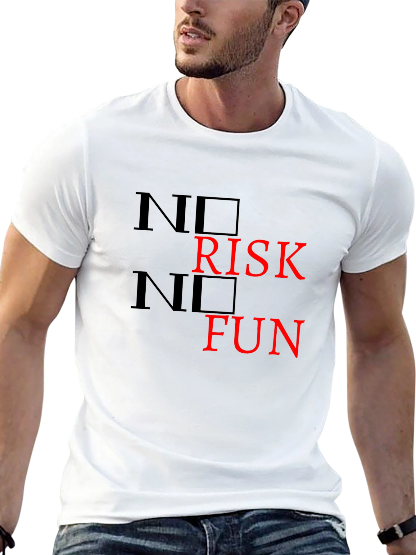 No Risk No Fun Graphic Tee