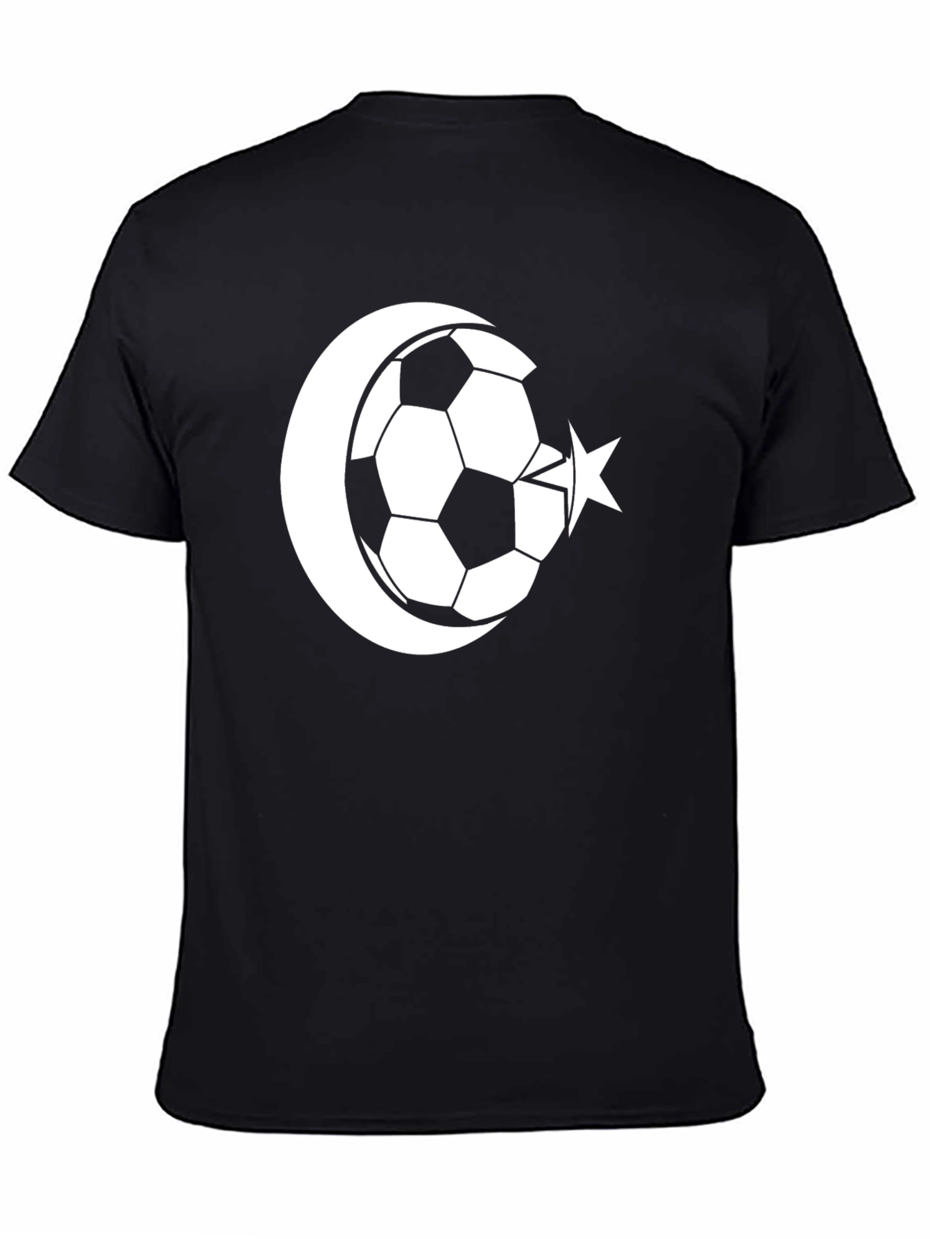 Soccer Crescent Star Graphic Tee