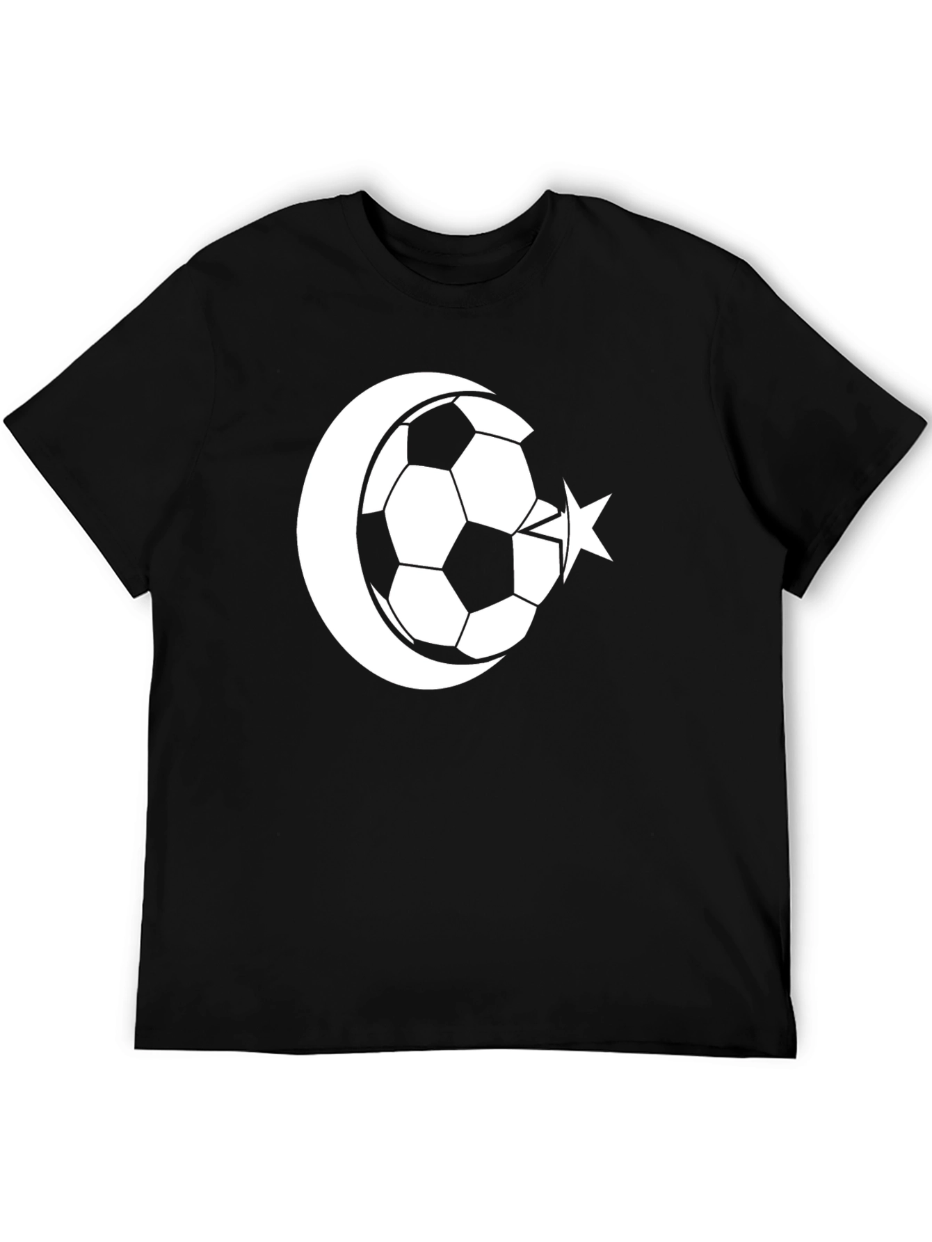 Soccer Crescent Star Graphic Tee
