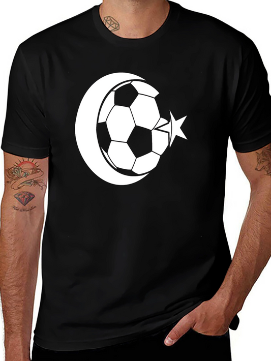 Soccer Crescent Star Graphic Tee