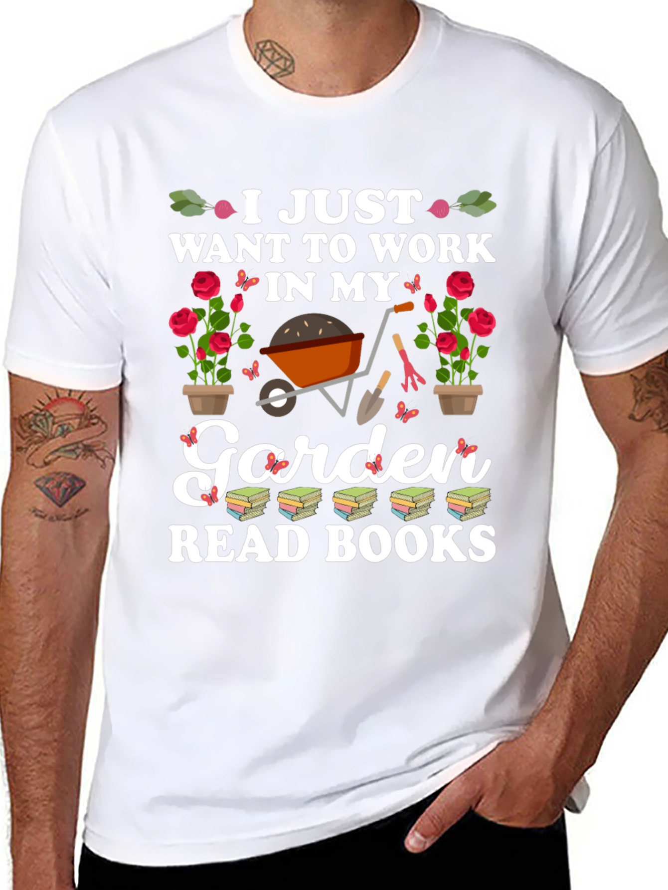 Gardening & Reading T-Shirt