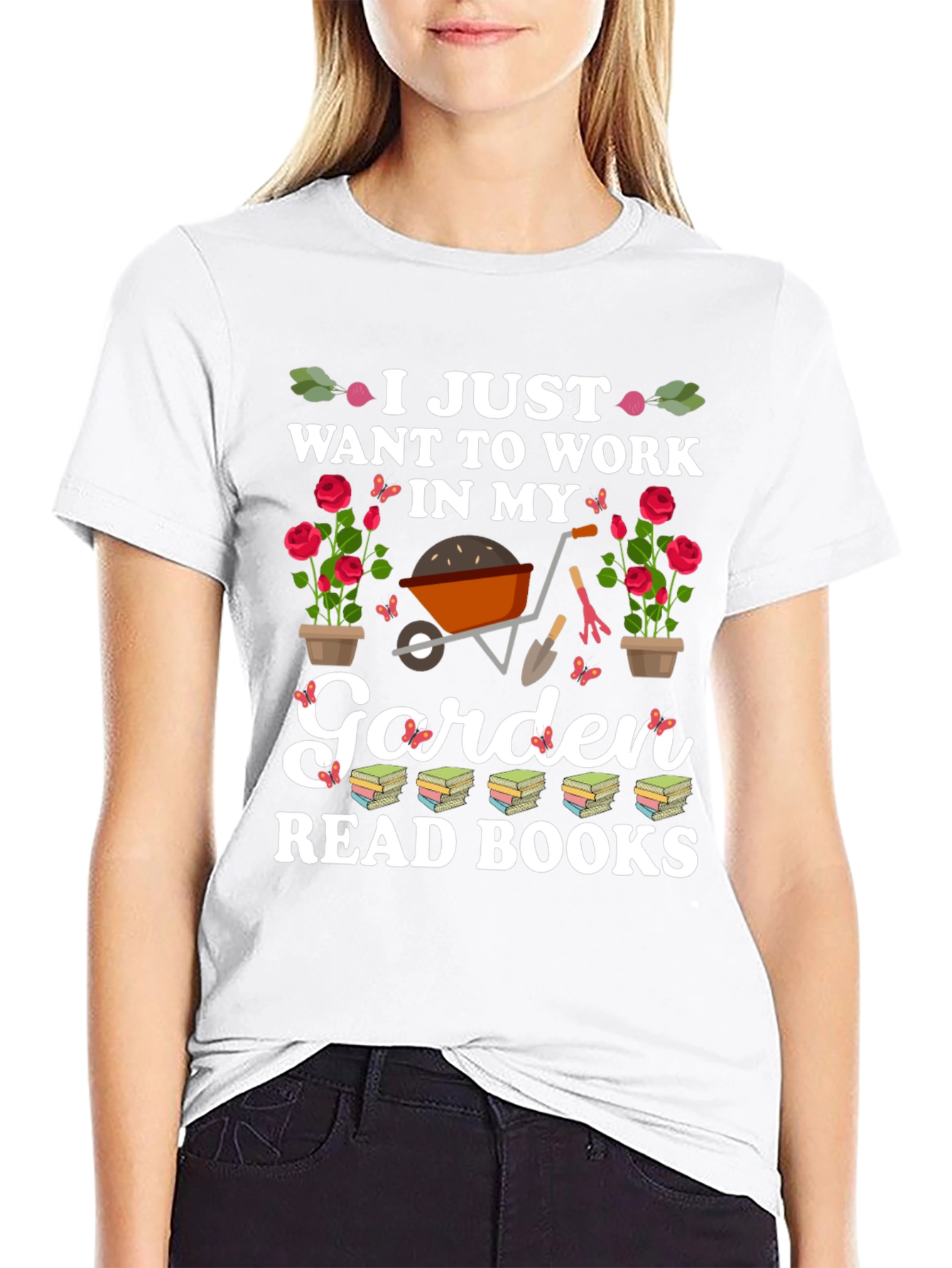 Gardening & Reading T-Shirt