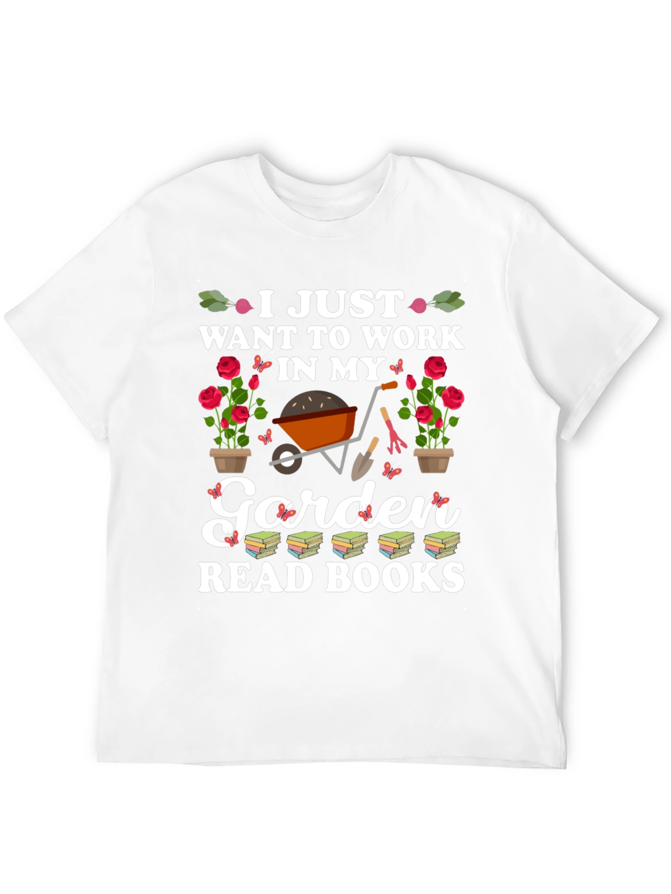 Gardening & Reading T-Shirt