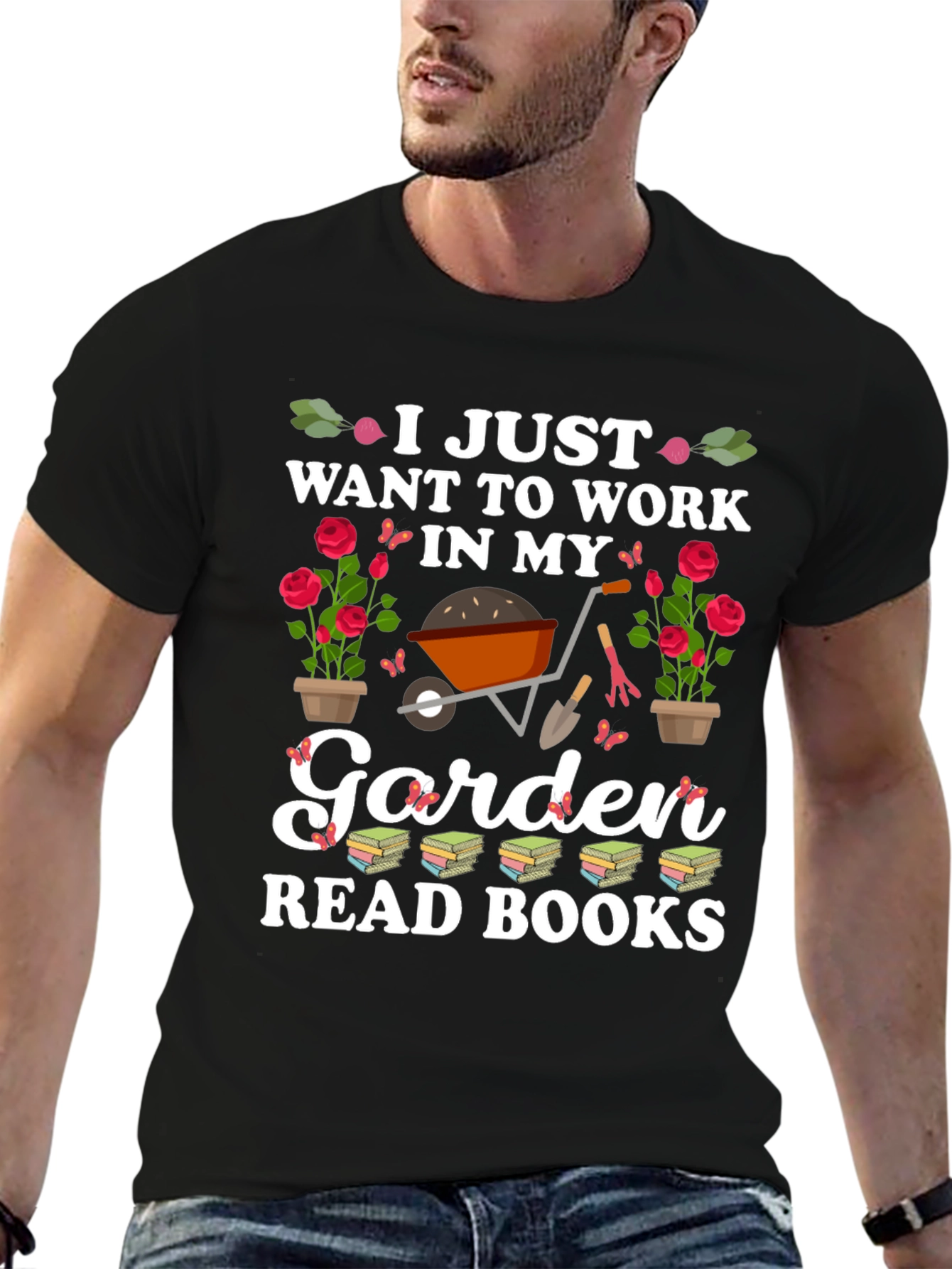 Gardening & Reading T-Shirt