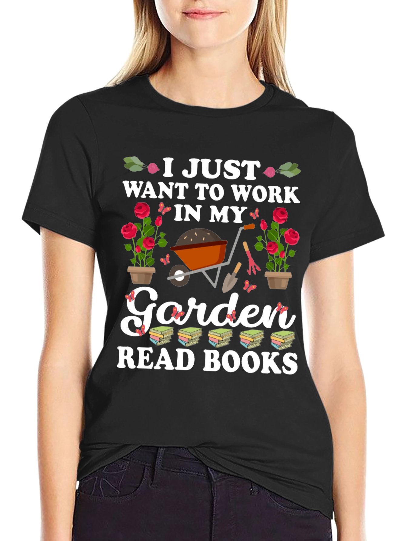 Gardening & Reading T-Shirt
