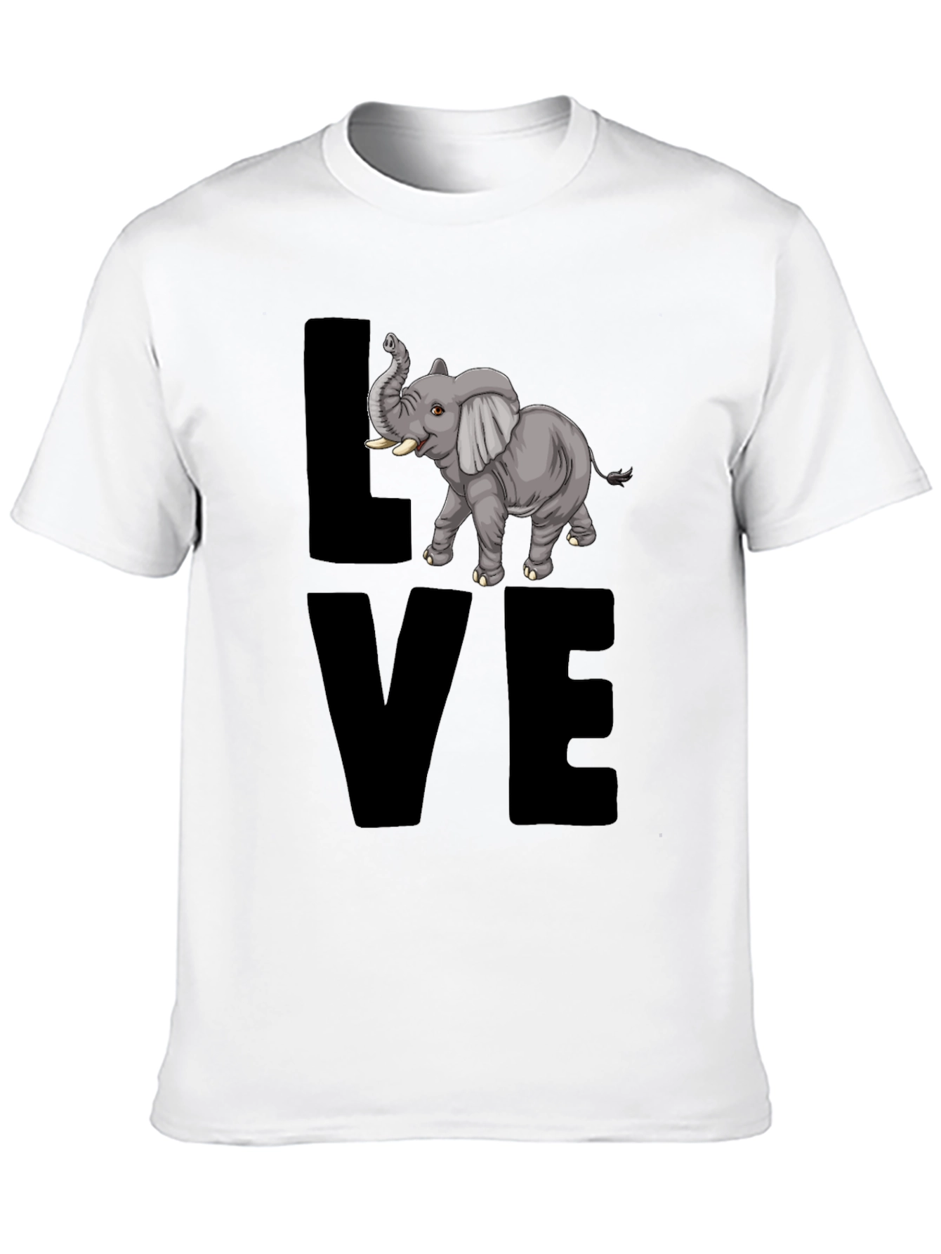 Elephant Love T-Shirt - Graphic Tee
