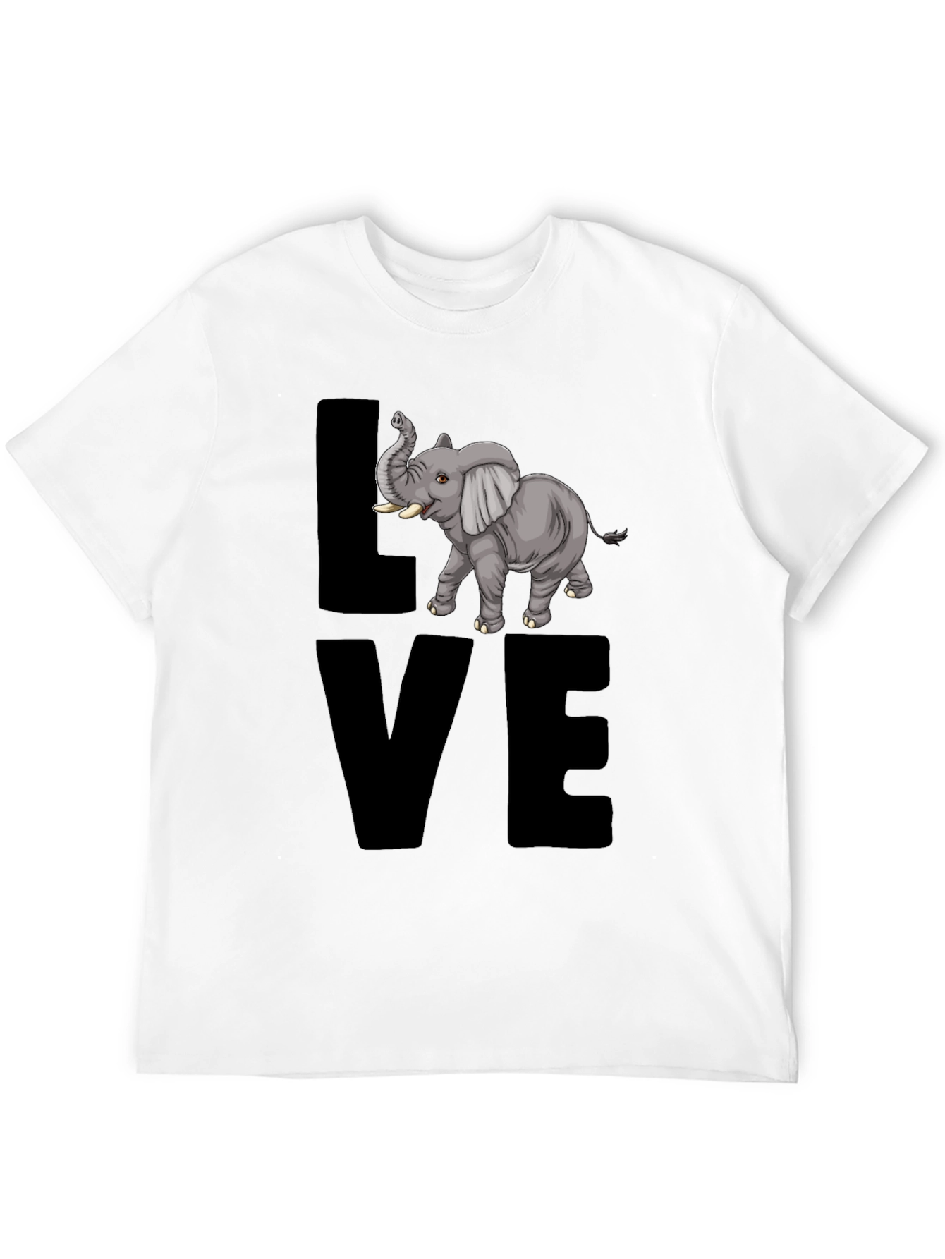 Elephant Love T-Shirt - Graphic Tee