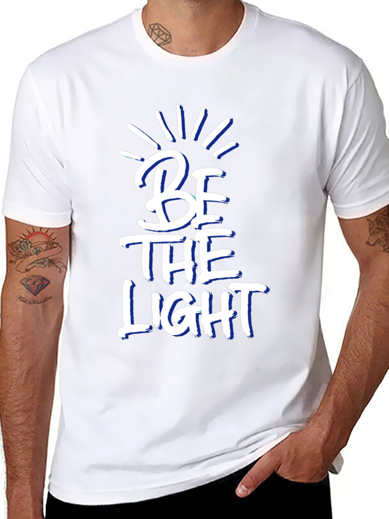 Be The Light T-Shirt - Motivational Graphic Tee