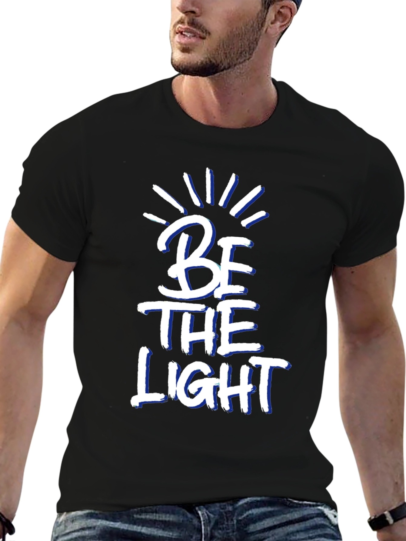 Be The Light T-Shirt - Motivational Graphic Tee