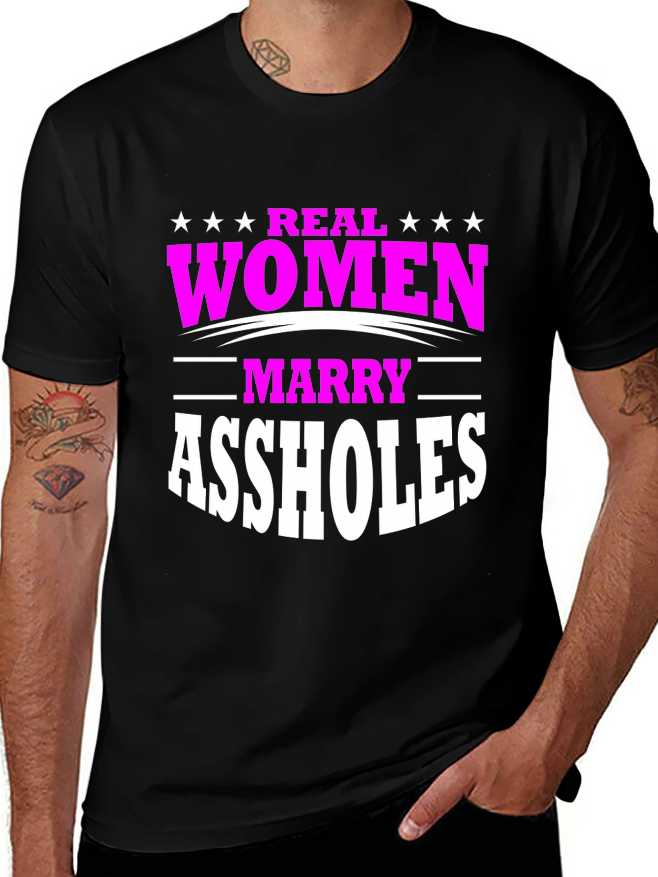 Real Women Marry Assholes Graphic Tee