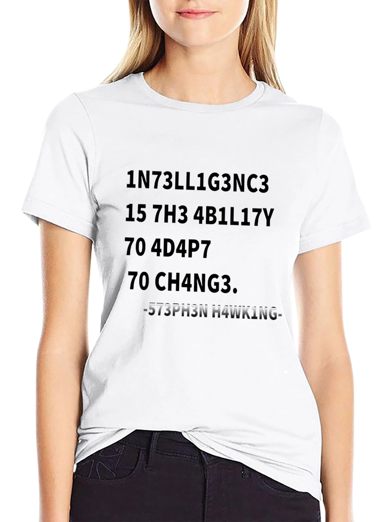 Stephen Hawking Intelligence T-Shirt - Humor Tee