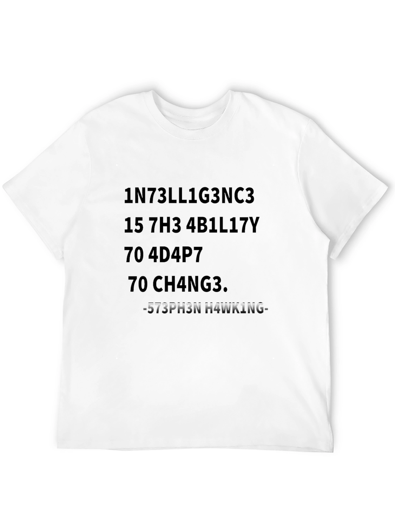 Stephen Hawking Intelligence T-Shirt - Humor Tee