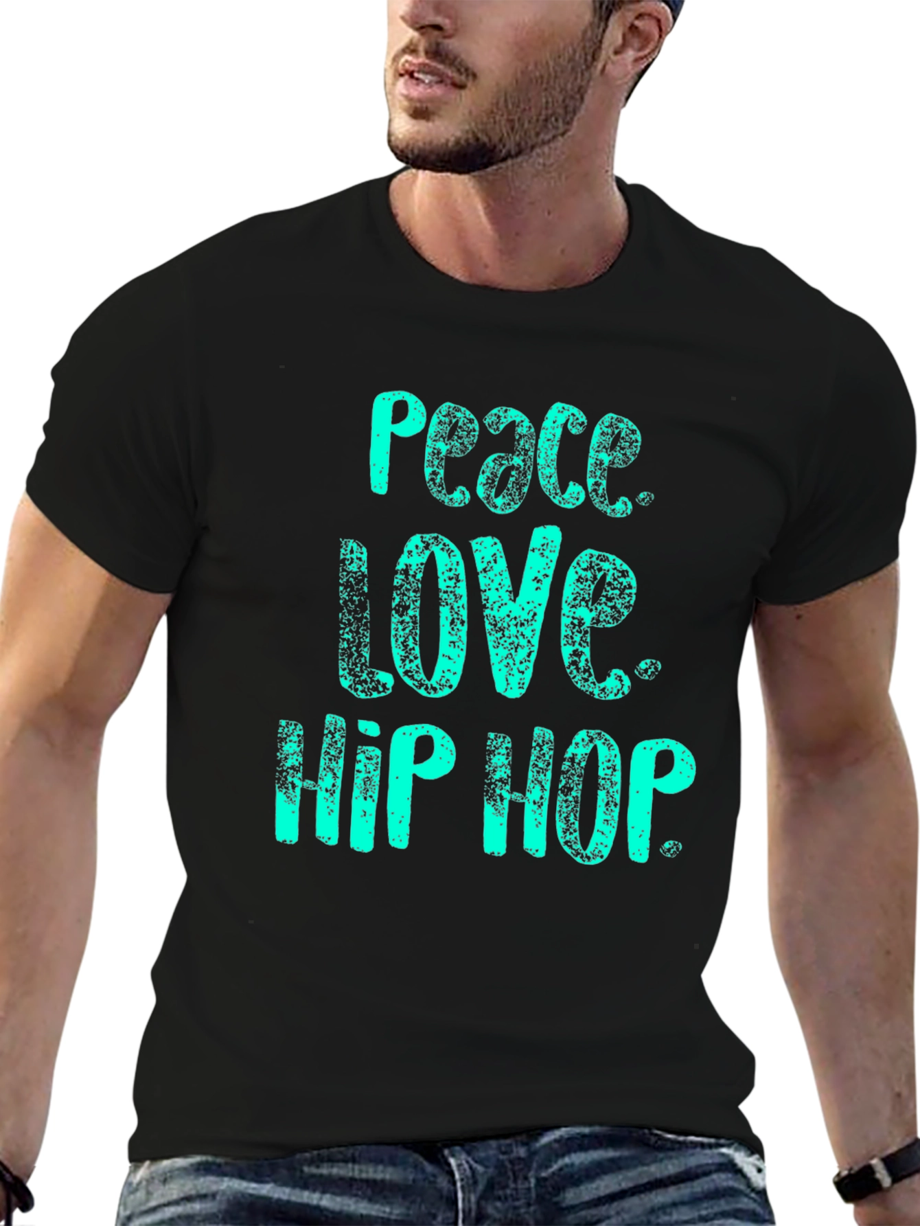Peace Love Hip Hop Graphic Tee