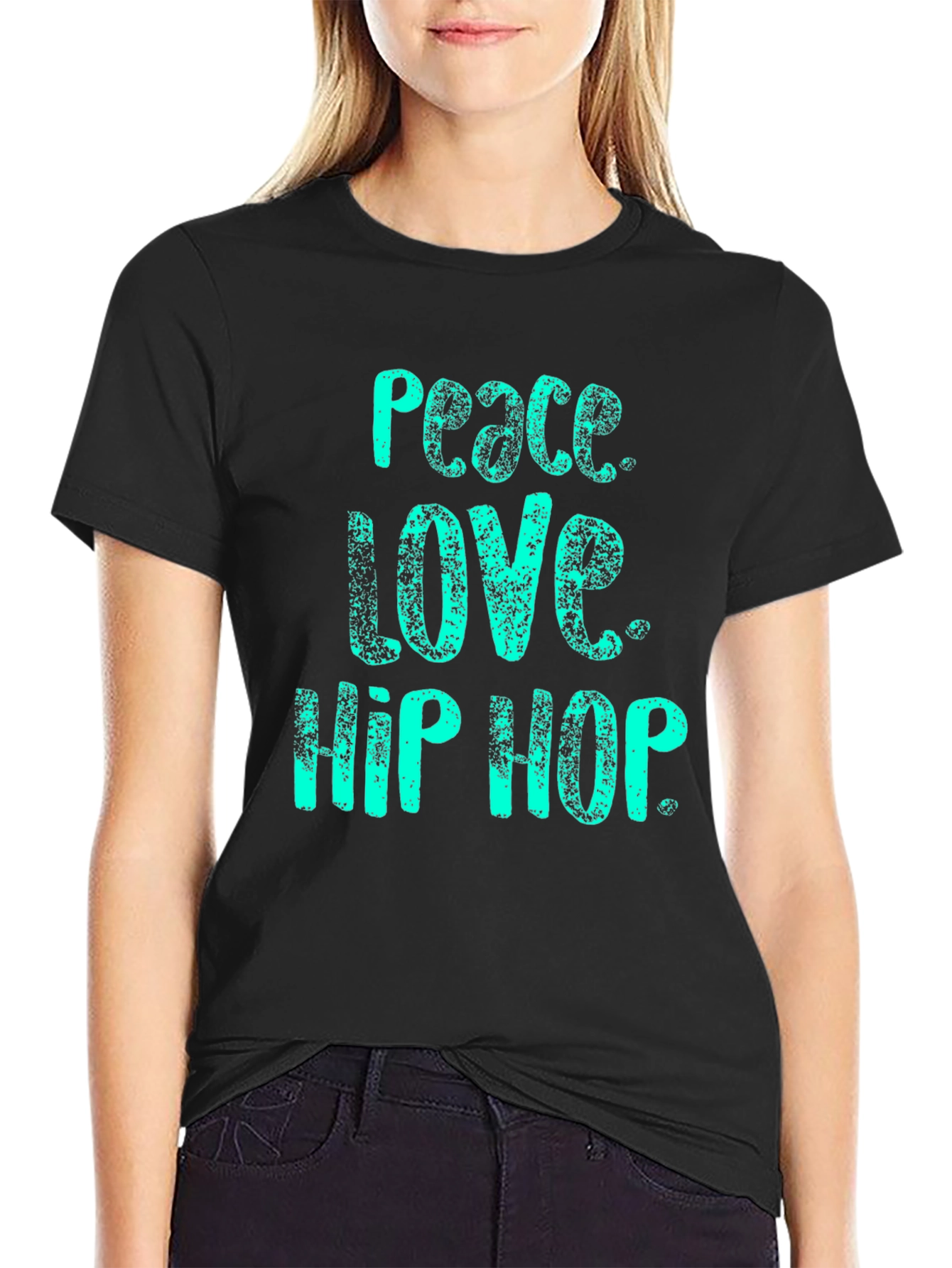Peace Love Hip Hop Graphic Tee