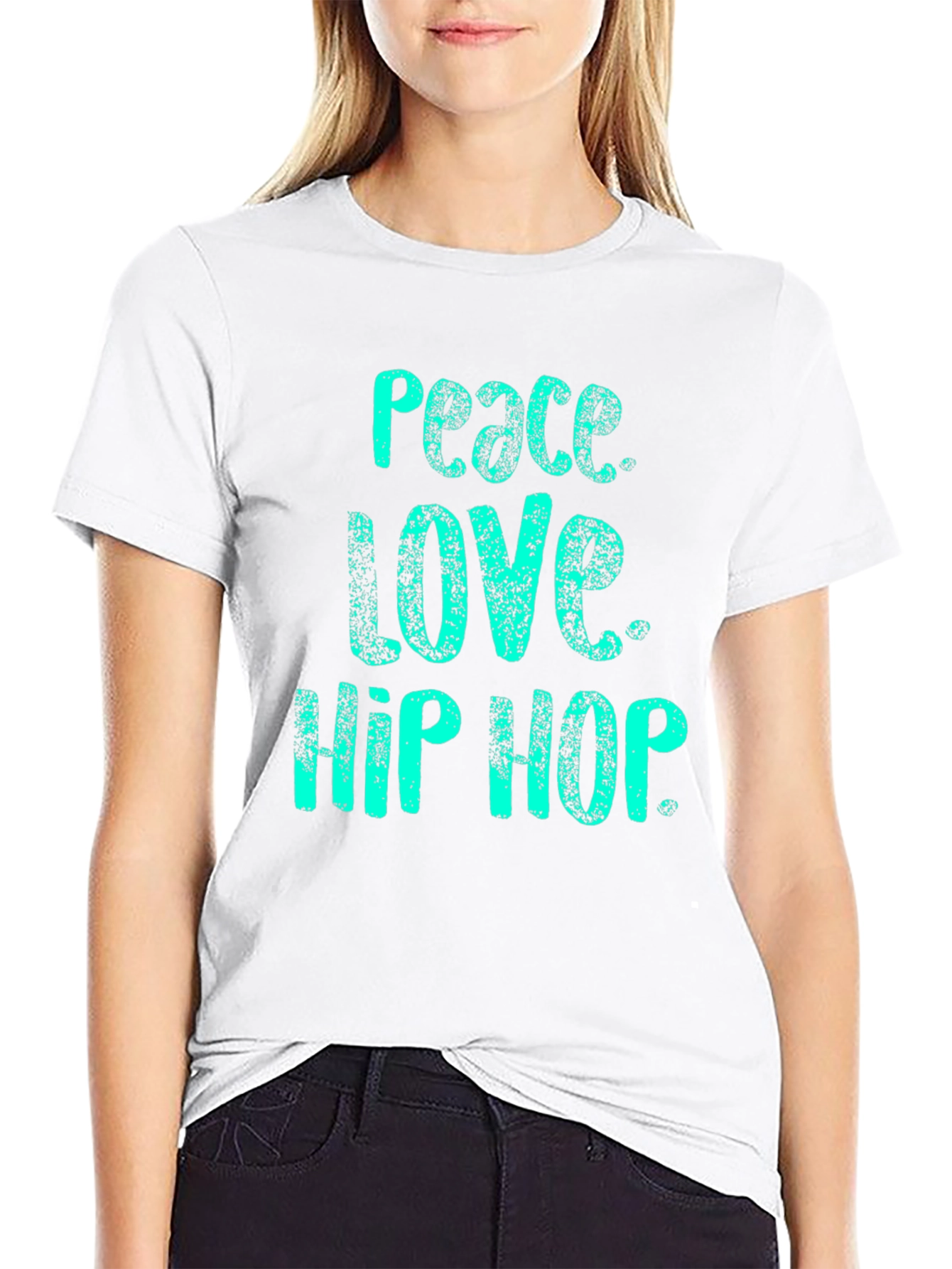 Peace Love Hip Hop Graphic Tee