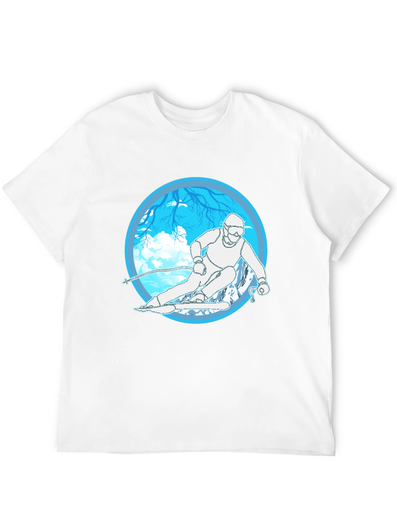 Ski Graphic Tee - Winter Sports T-Shirt