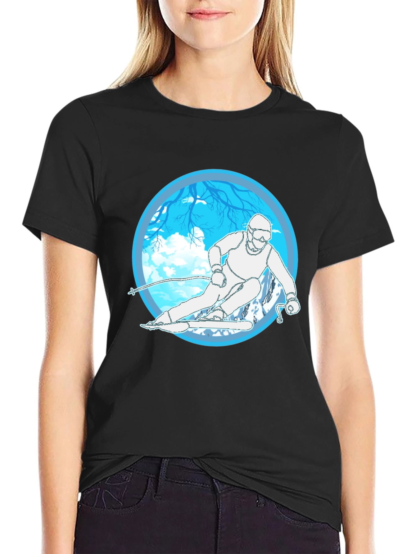 Ski Graphic Tee - Winter Sports T-Shirt