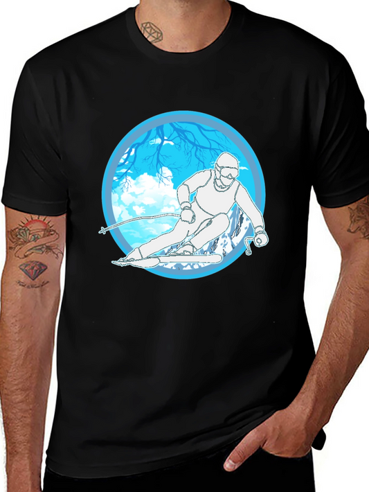 Ski Graphic Tee - Winter Sports T-Shirt