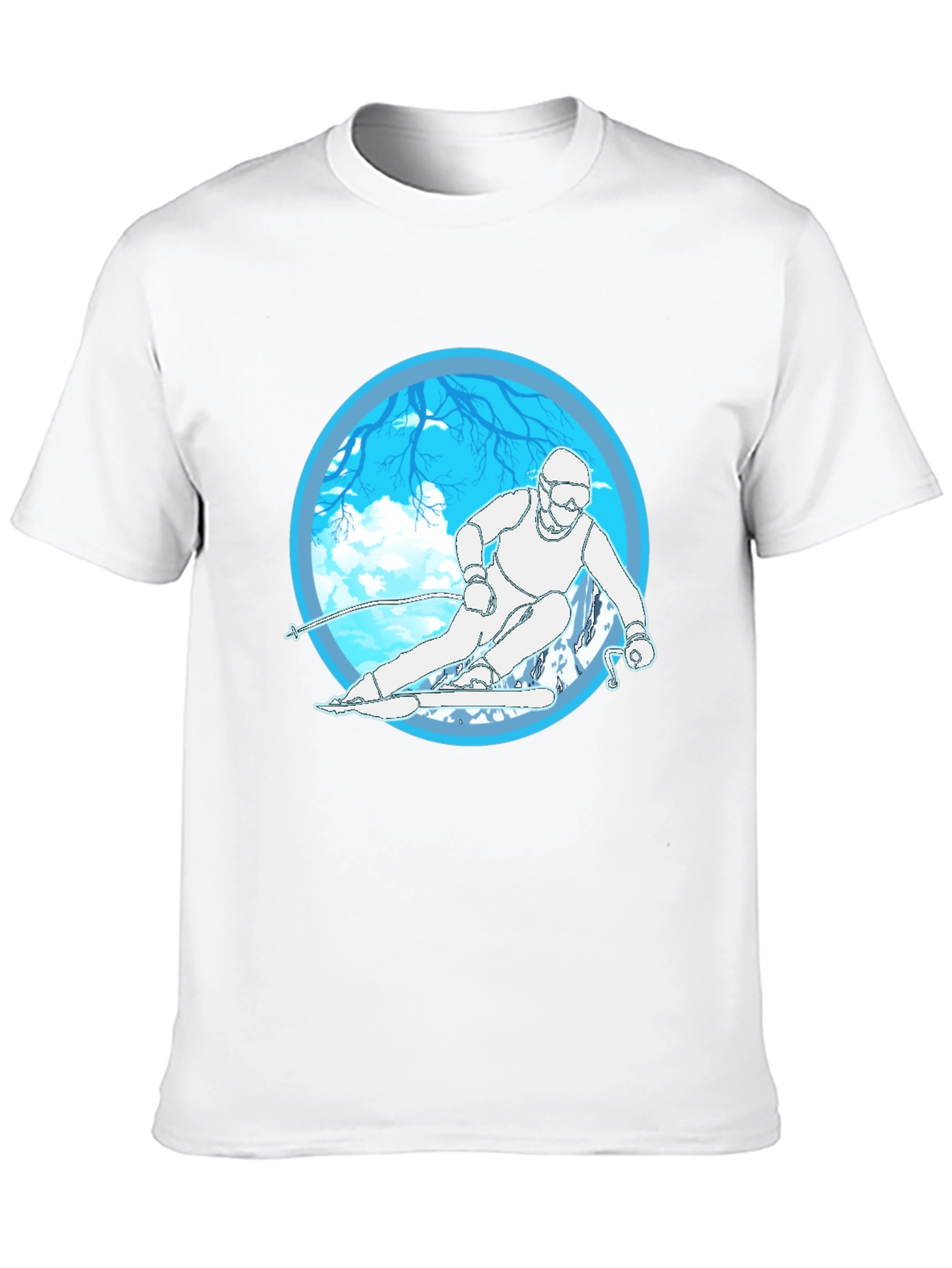 Ski Graphic Tee - Winter Sports T-Shirt