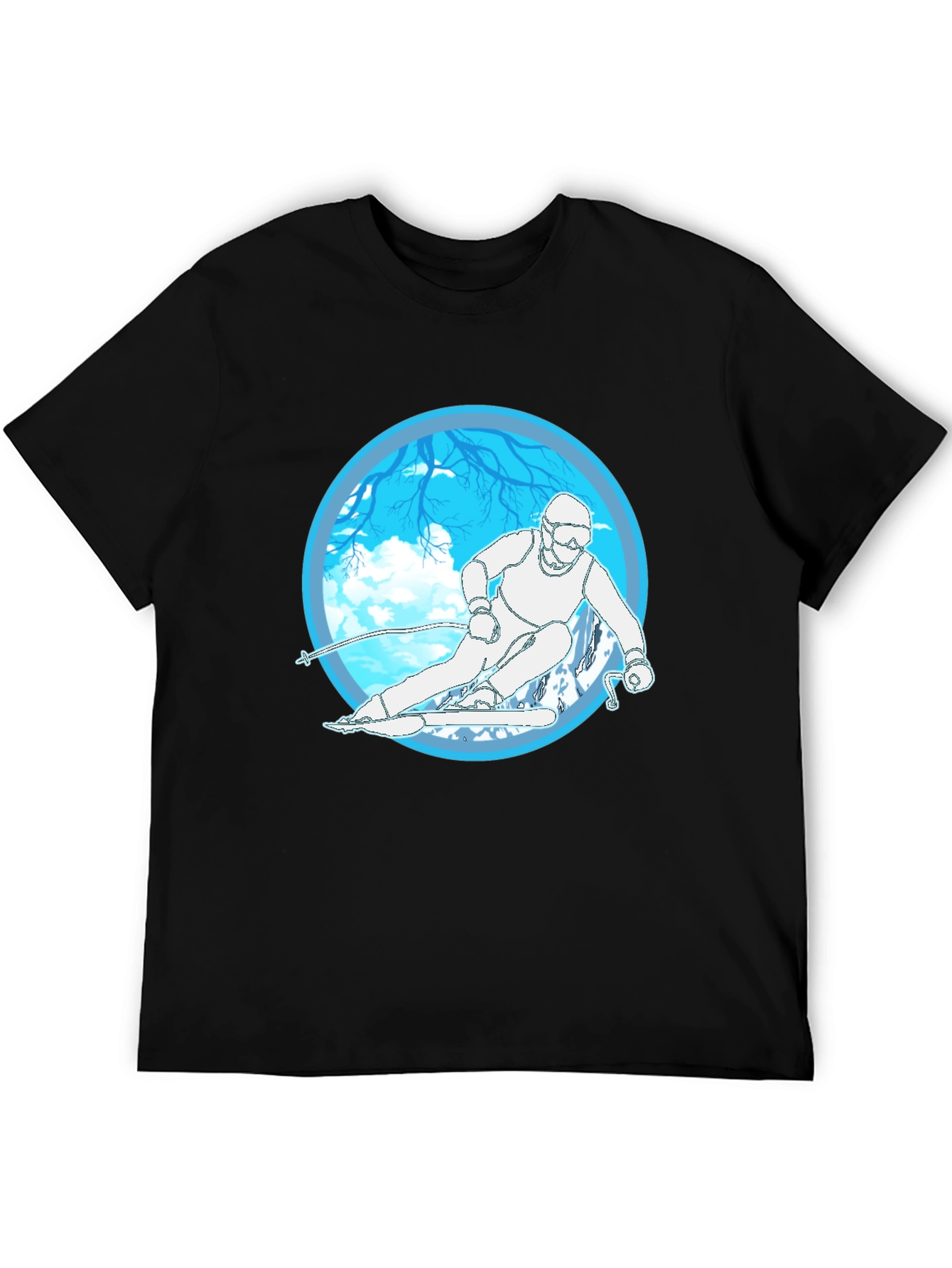 Ski Graphic Tee - Winter Sports T-Shirt