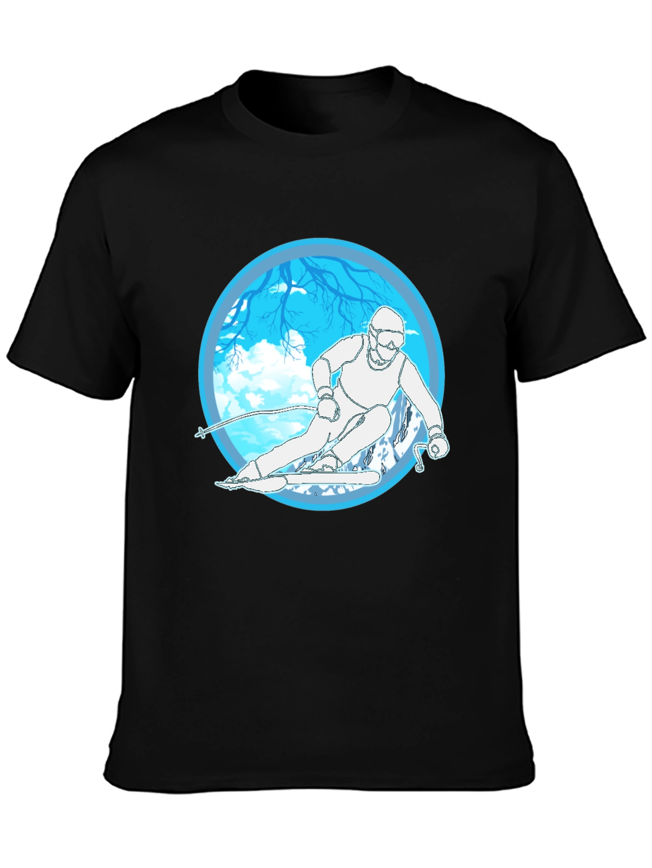 Ski Graphic Tee - Winter Sports T-Shirt