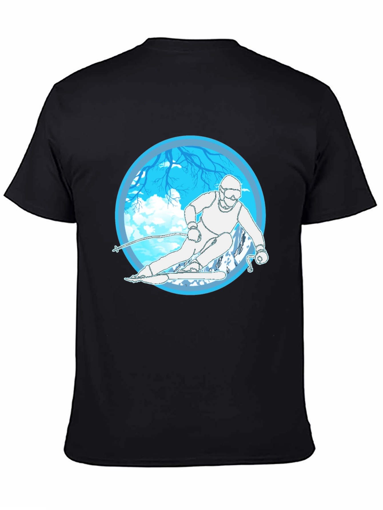 Ski Graphic Tee - Winter Sports T-Shirt