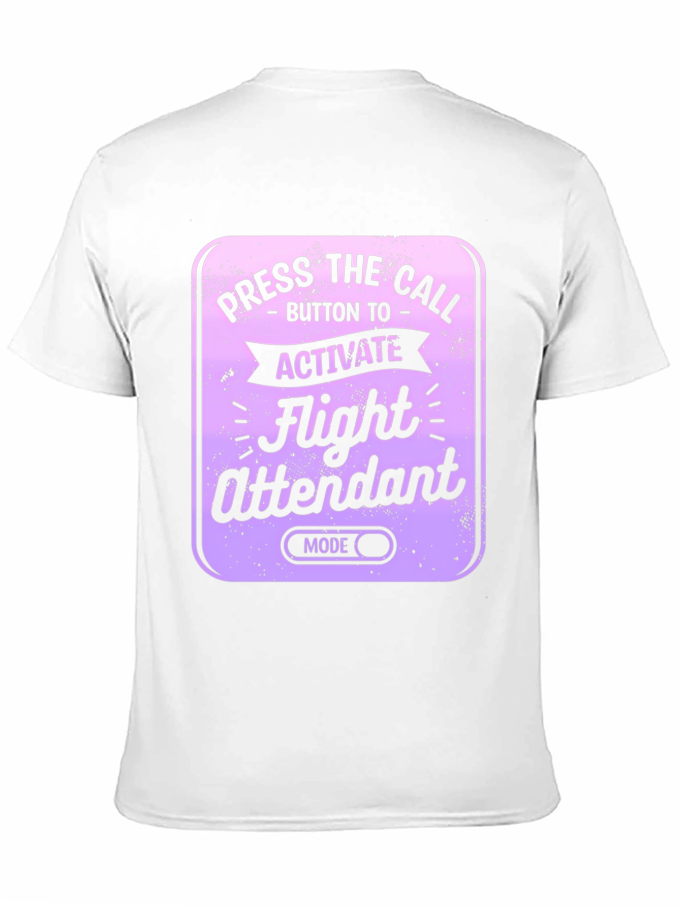 Flight Attendant Mode T-Shirt - Novelty Airplane Humor