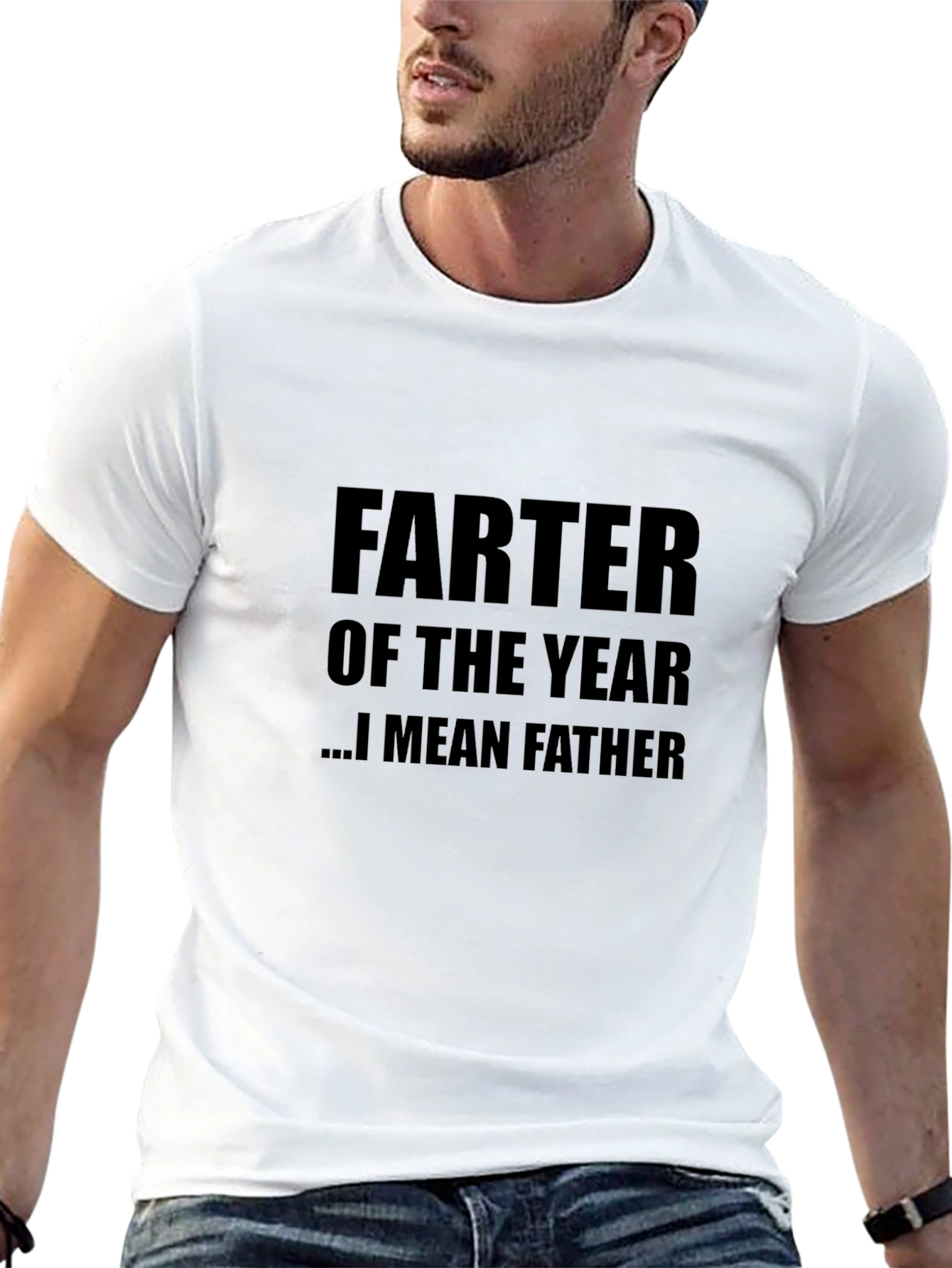 Humorous Farter of the Year Black T-Shirt