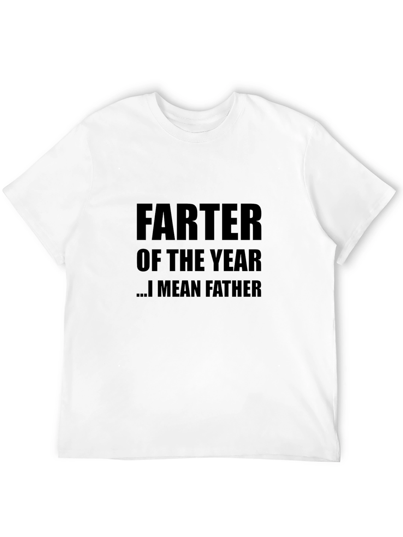 Humorous Farter of the Year Black T-Shirt