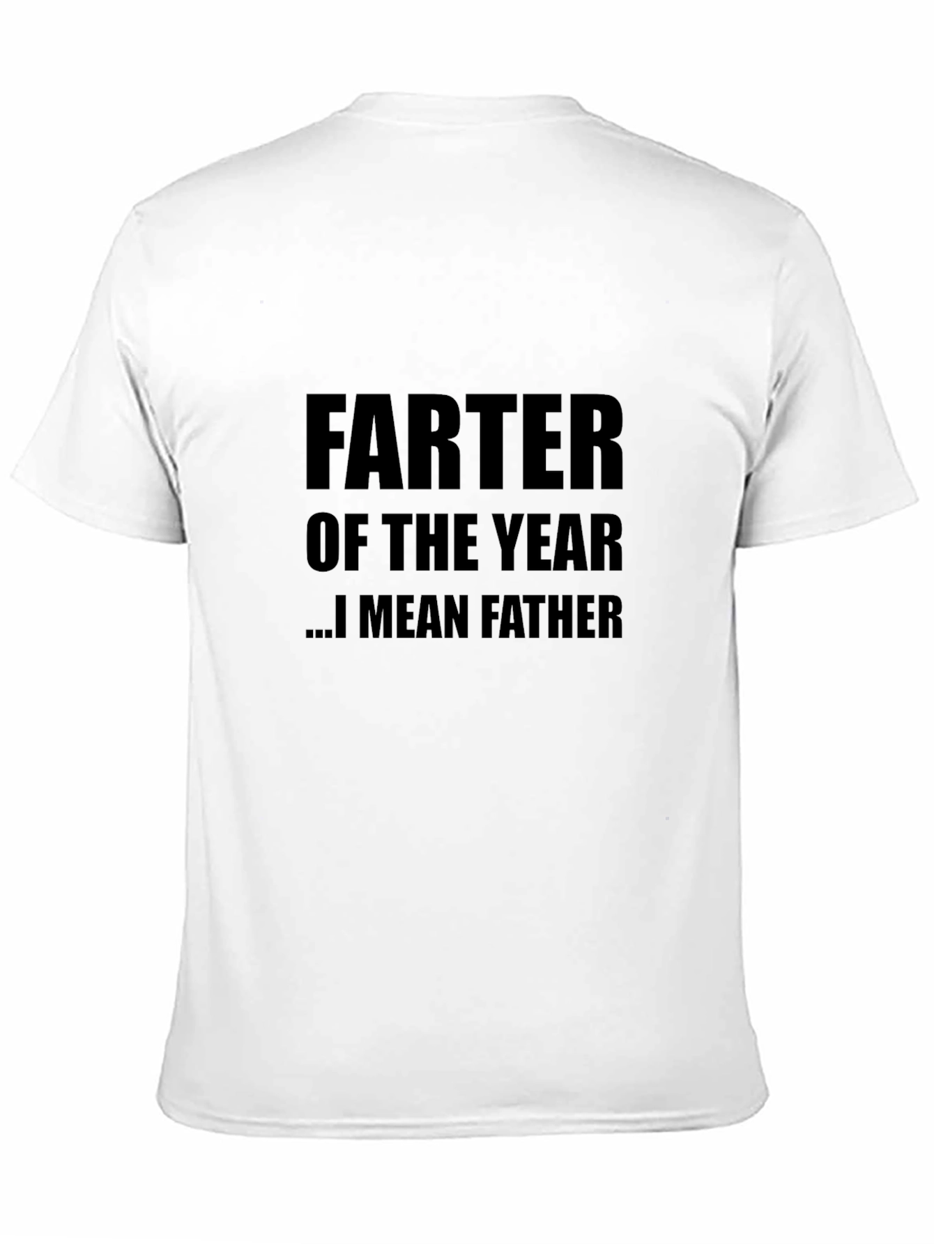 Humorous Farter of the Year Black T-Shirt