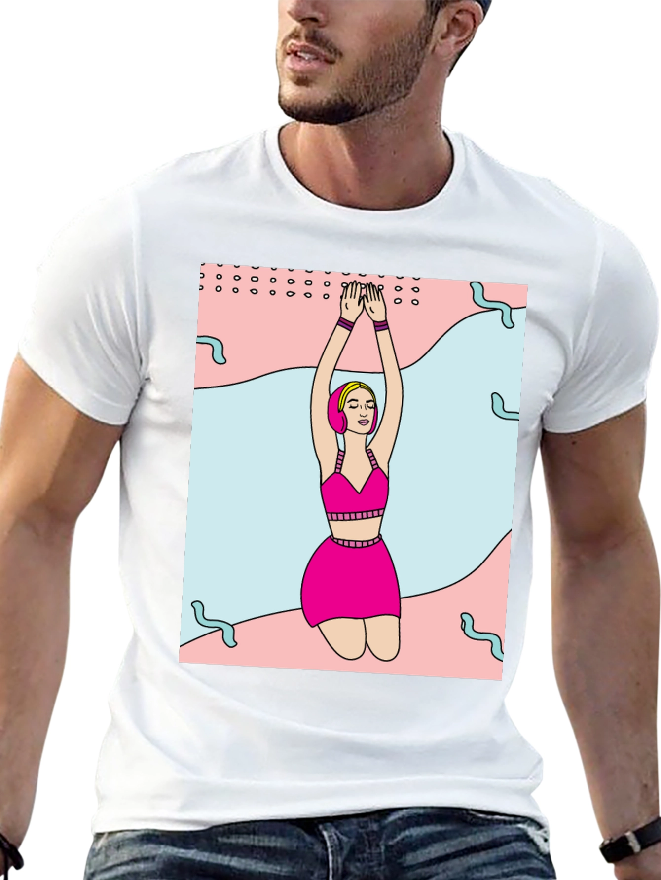 Retro Yoga T-Shirt