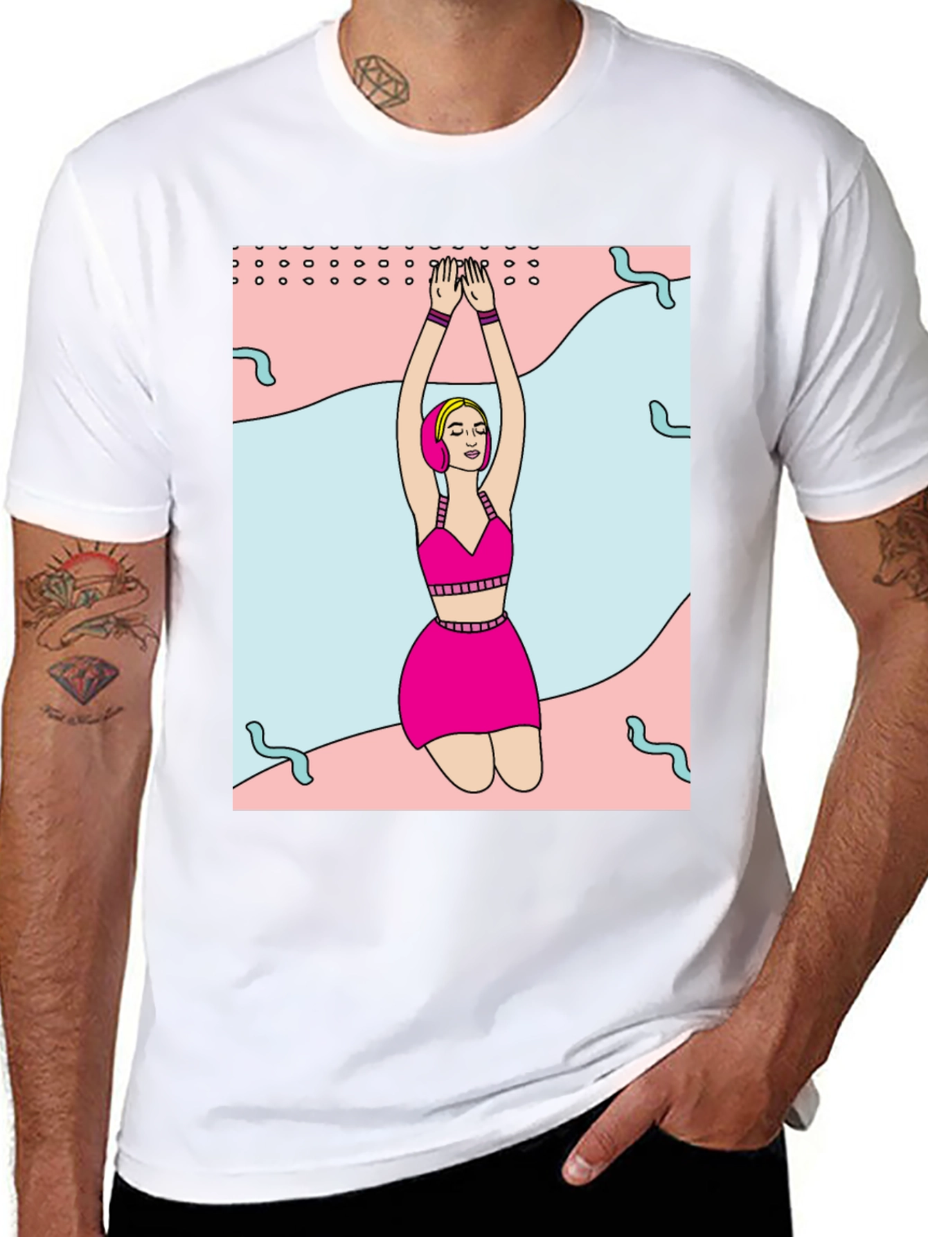 Retro Yoga T-Shirt