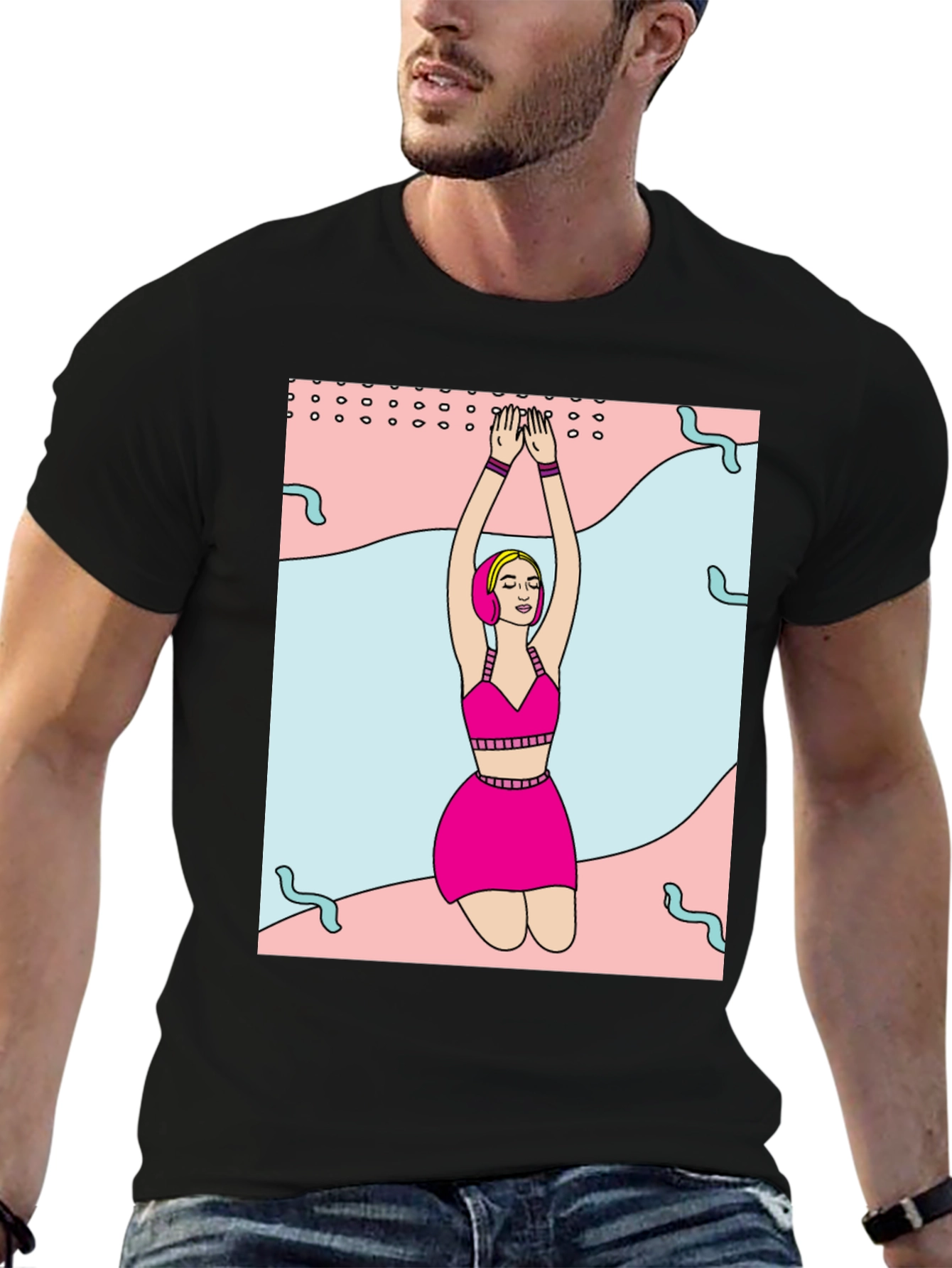 Retro Yoga T-Shirt